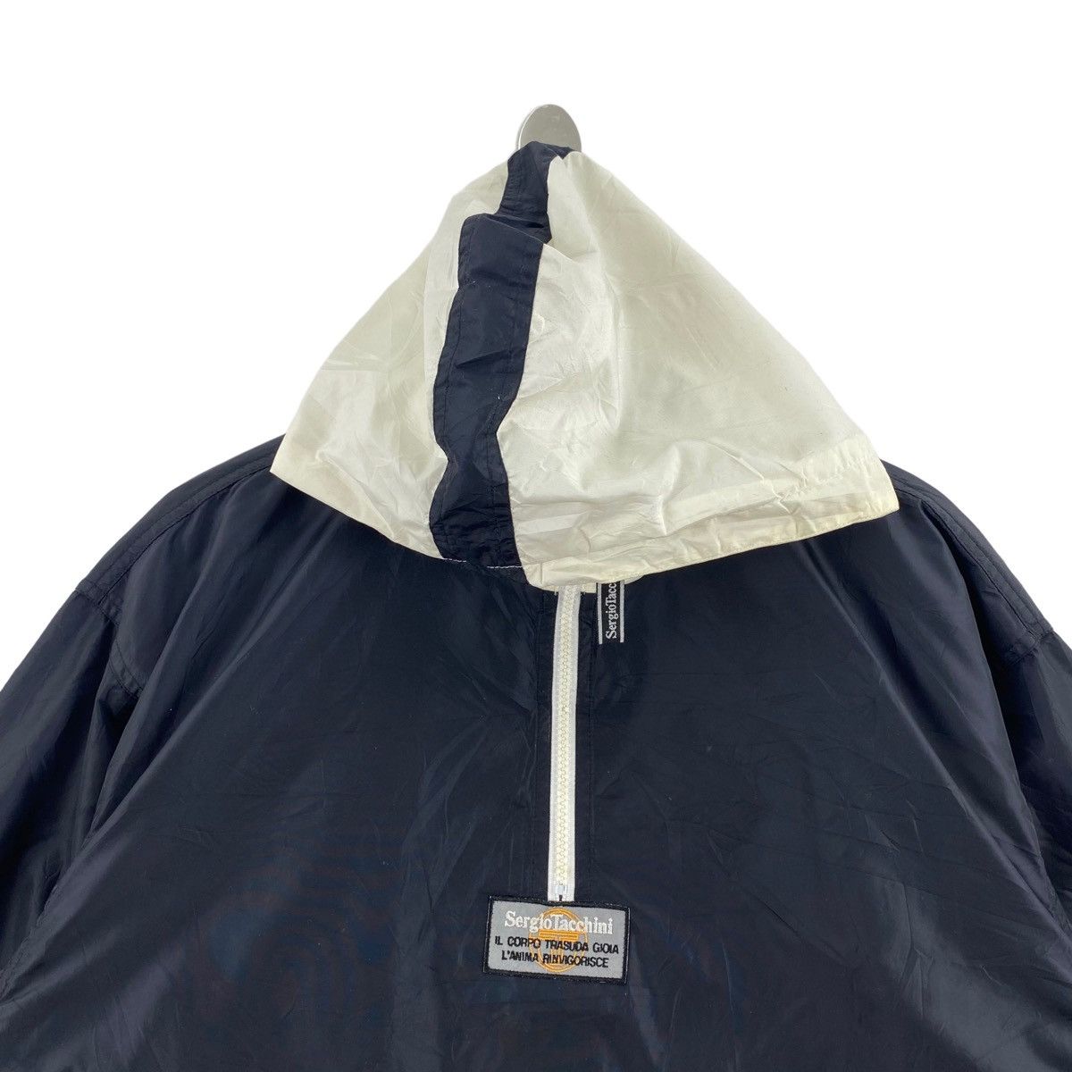 Sergio Tacchini SERGIO TACCHINI Sportswear Hooded Windbreaker Coach Jacket Size US M / EU 48-50 / 2 - 2 Thumbnail