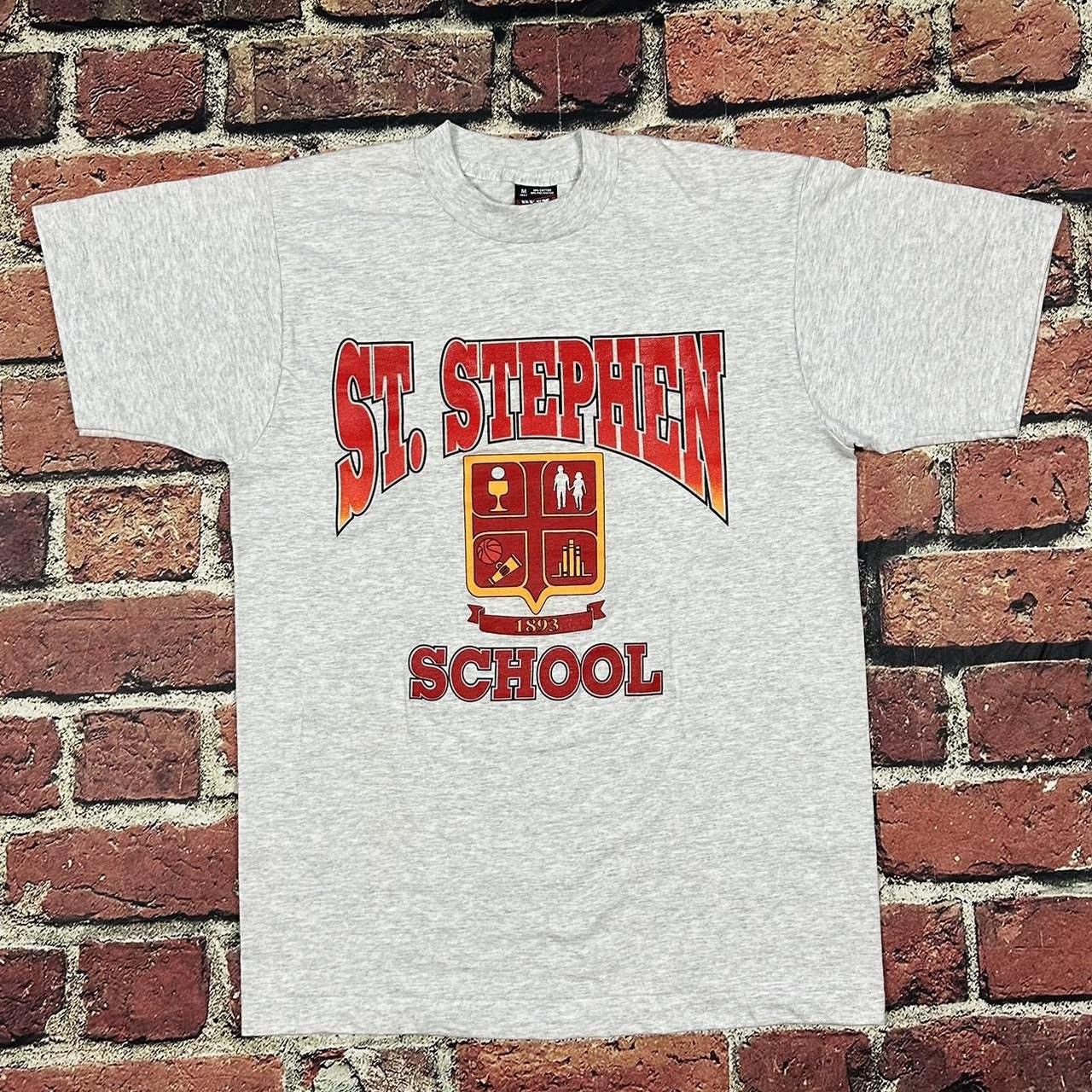 Vintage St. Stephen School T Shirt Single Stitch Oil City PA