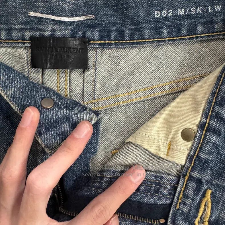 Saint Laurent Paris Saint Laurent Paris Jeans Size US 30 / EU 46 - 5 Thumbnail