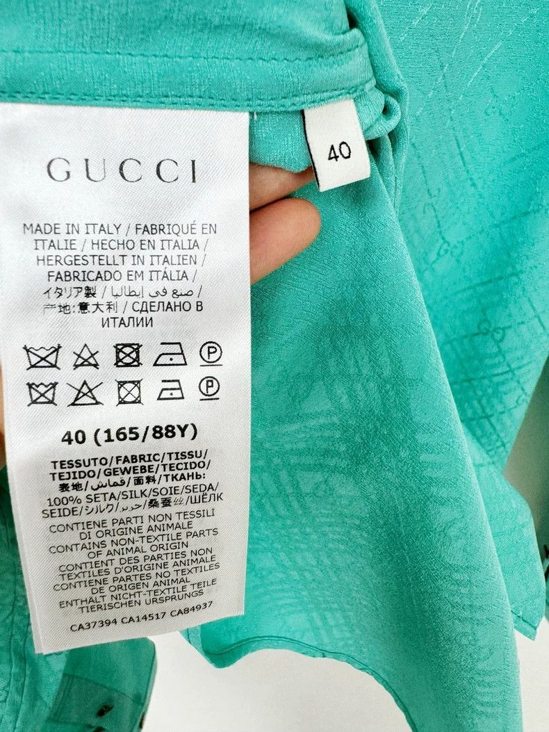 Gucci Gucci Silk shirt 2502-Nextarrow Size US XXS / EU 40 - 4 Thumbnail