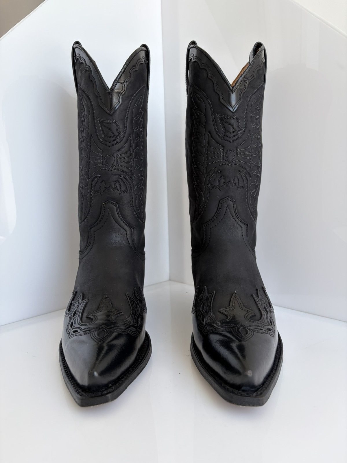 Sendra Sendra Western Horse Gaucho Leather Cowboy Boots Handmade Size US 7 / EU 40 - 2 Thumbnail