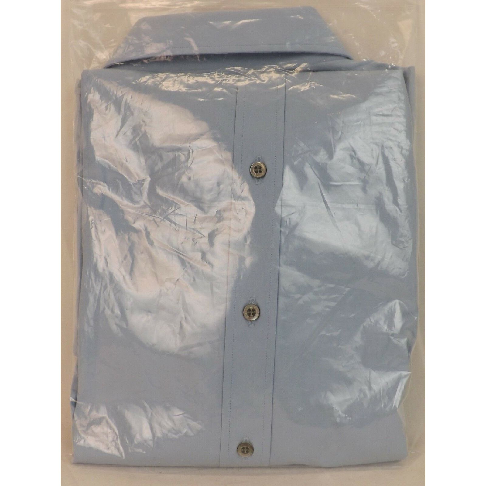 Gucci GUCCI BLUE STRETCH POPELINE COTTON SHIRT 17.5 44 # 269070 Size US S / EU 44-46 / 1 - 10 Thumbnail
