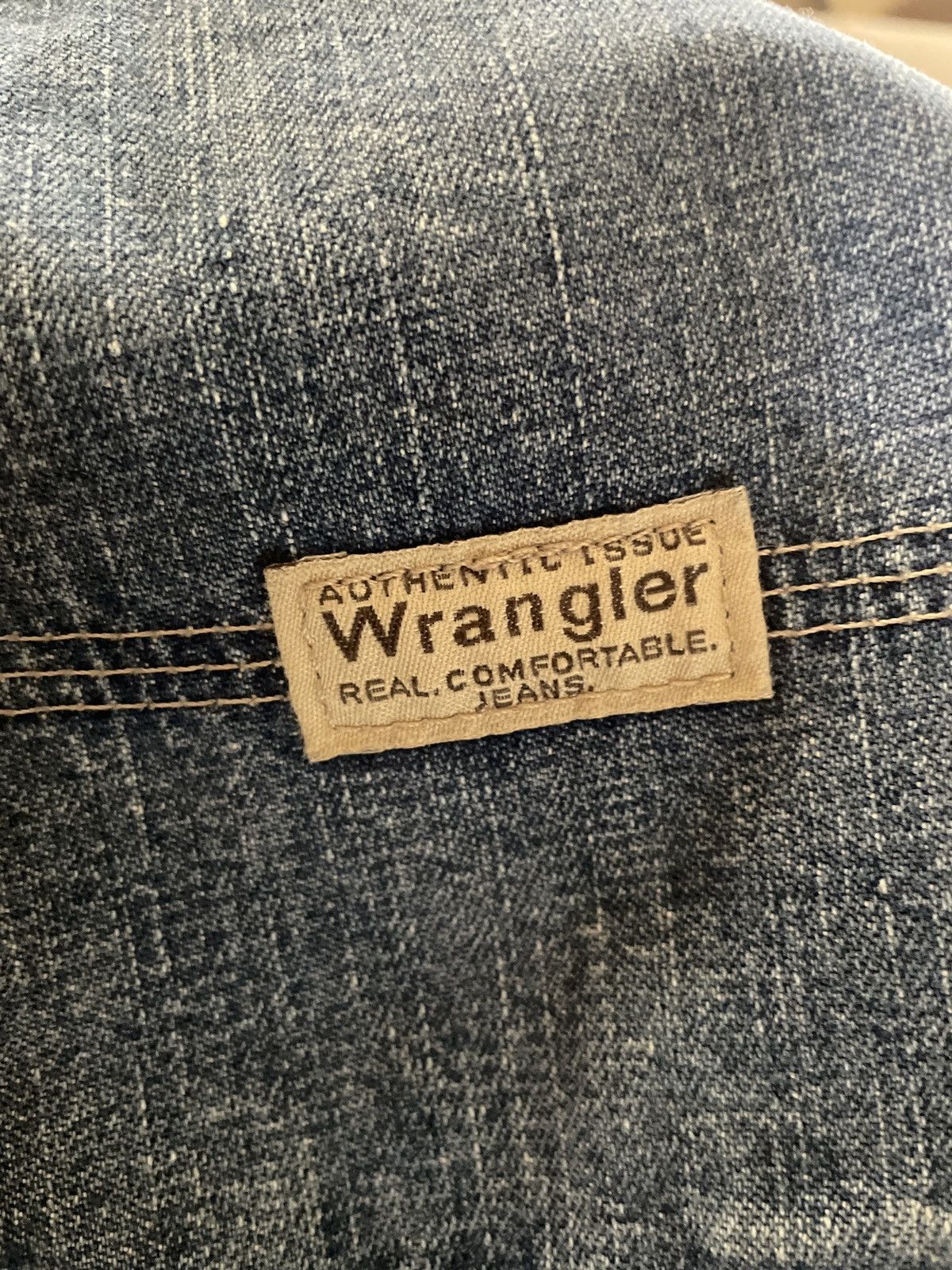 Vintage × Wrangler Vintage Y2K Wrangler Carpenter Jorts Jean Shorts Blue Denim Size US 40 / EU 56 - 7 Thumbnail
