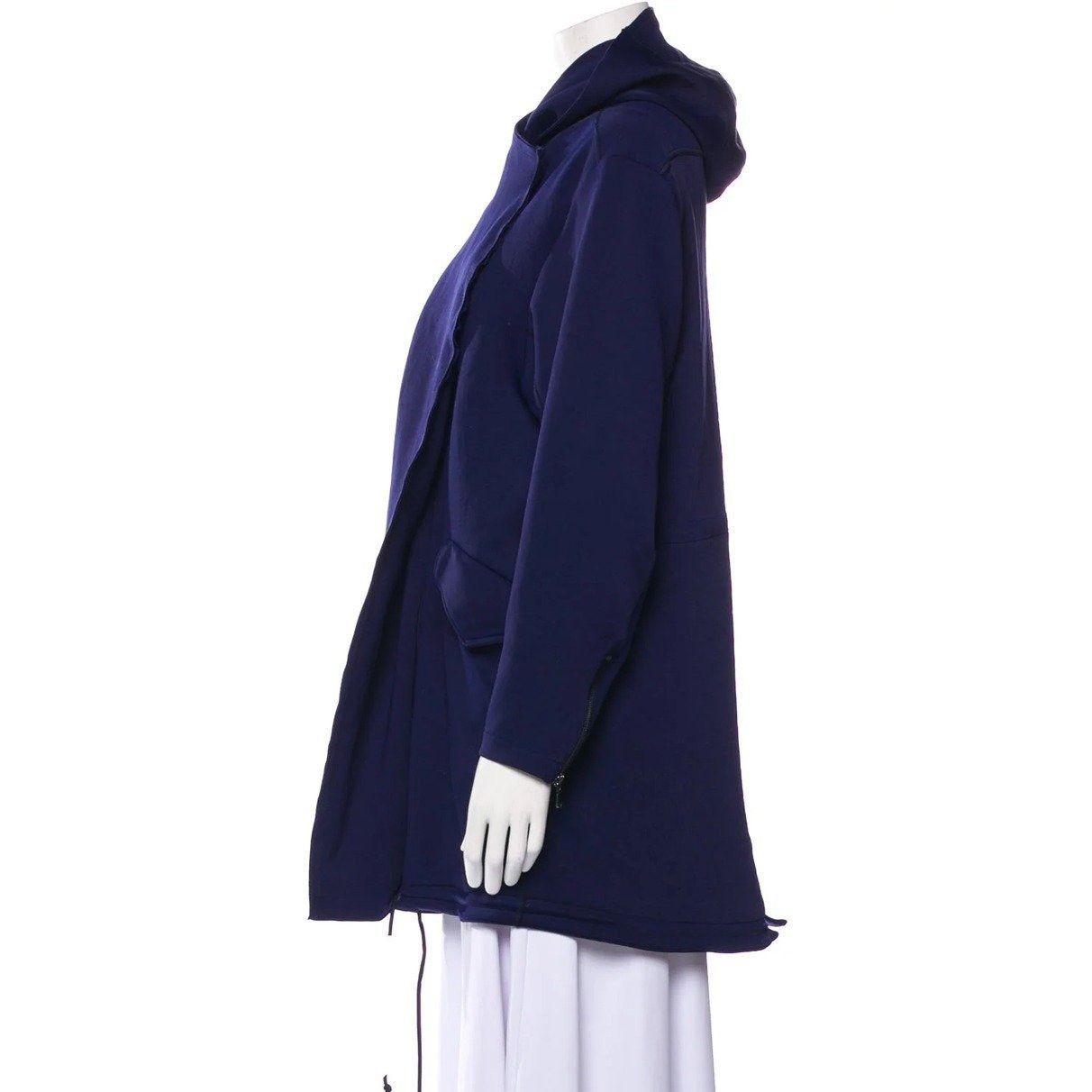 Other Carbon38 Anorak Performance Knit Jacket Asymmetrical Zip Nav Size S / US 4 / IT 40 - 2 Thumbnail