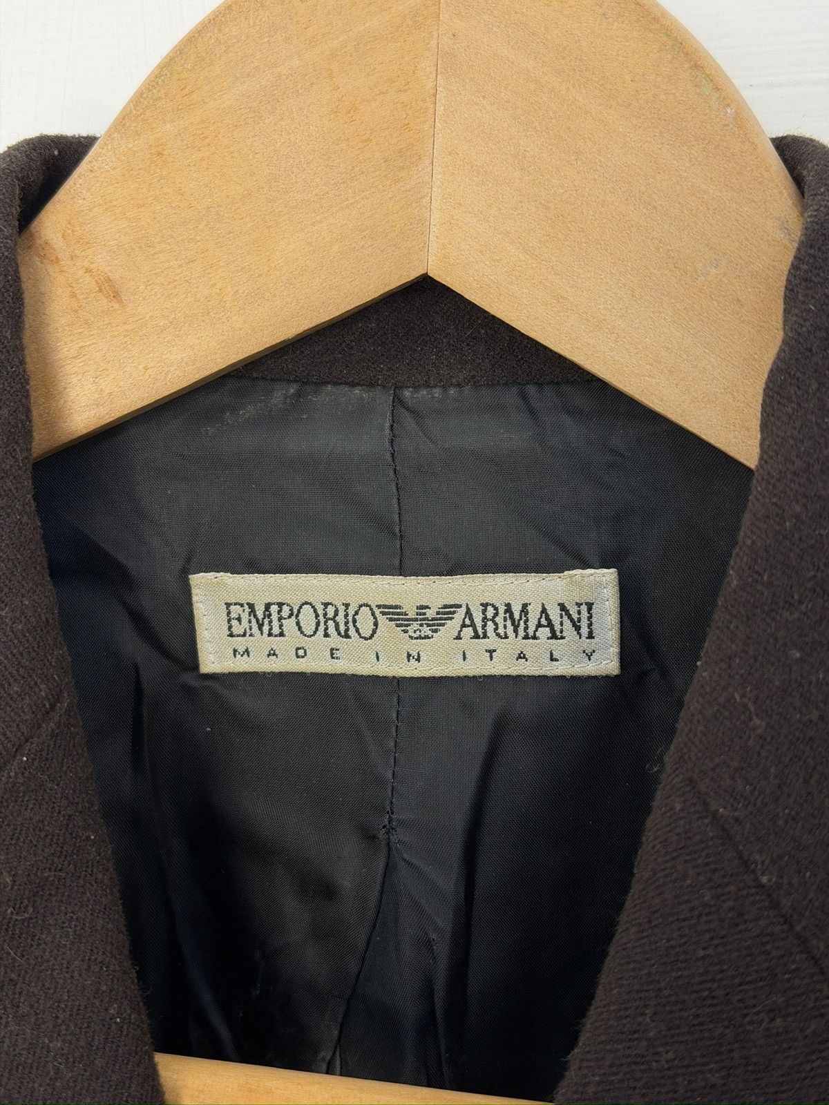 Emporio Armani SS99 Vintage Emporio Armani Wool Blazer Woman‘s Size S Size S / US 4 / IT 40 - 9 Thumbnail