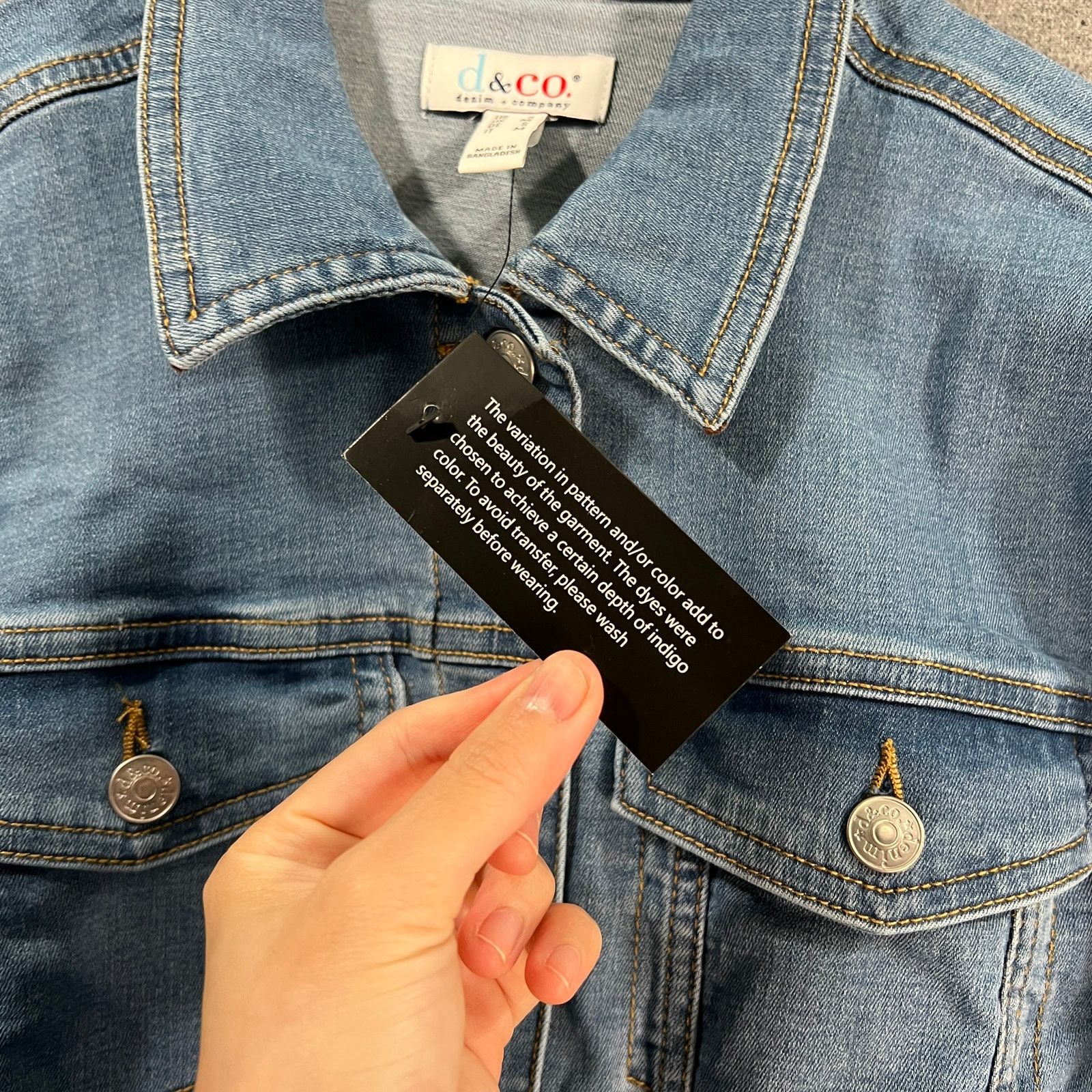Other Denim & Co. Easy Stretch Americana Denim Size S / US 4 / IT 40 - 4 Thumbnail