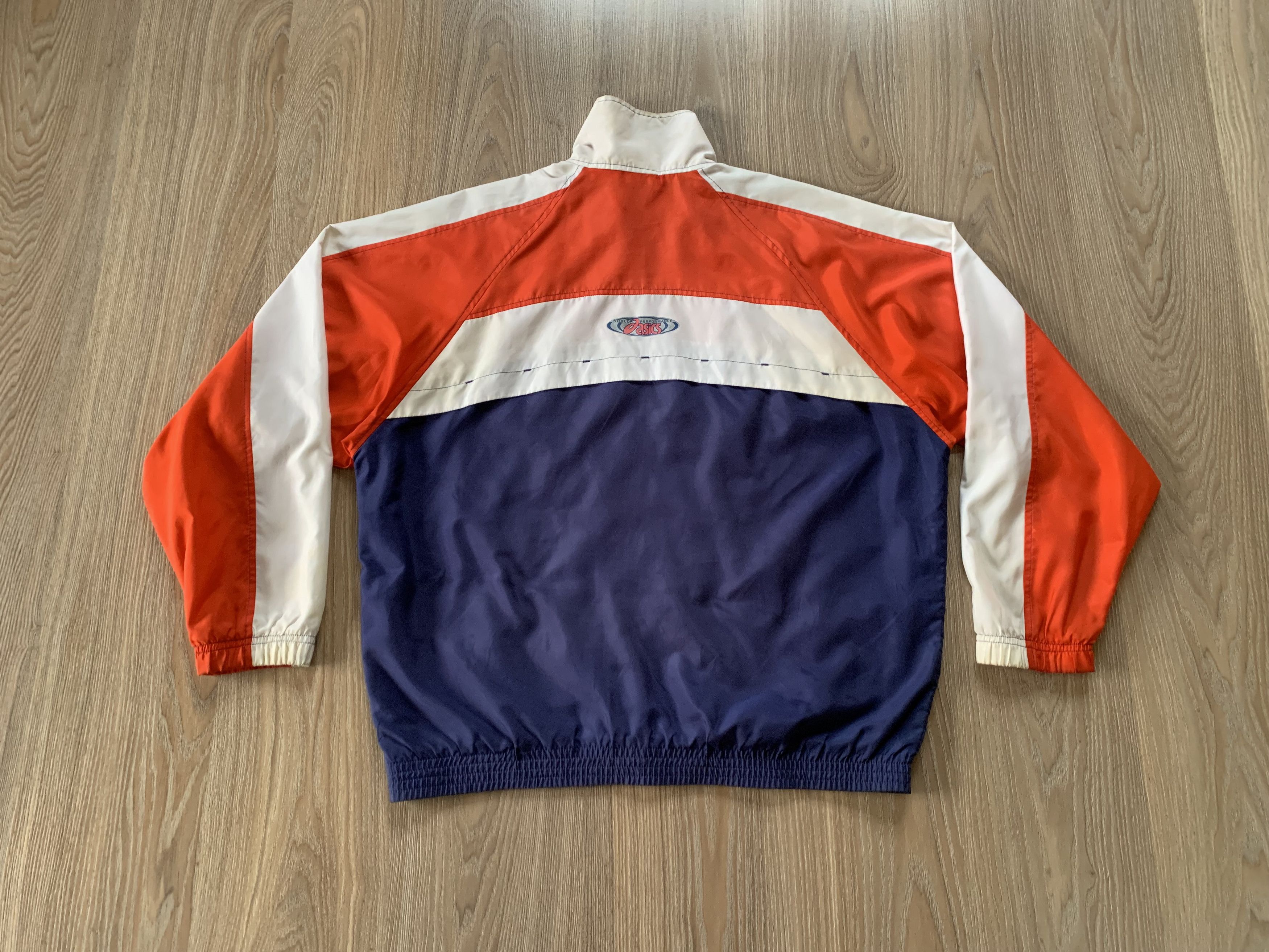 Asics × Japanese Brand × Vintage Vintage Asics Olympic Zip Jacket Size US L / EU 52-54 / 3 - 3 Thumbnail