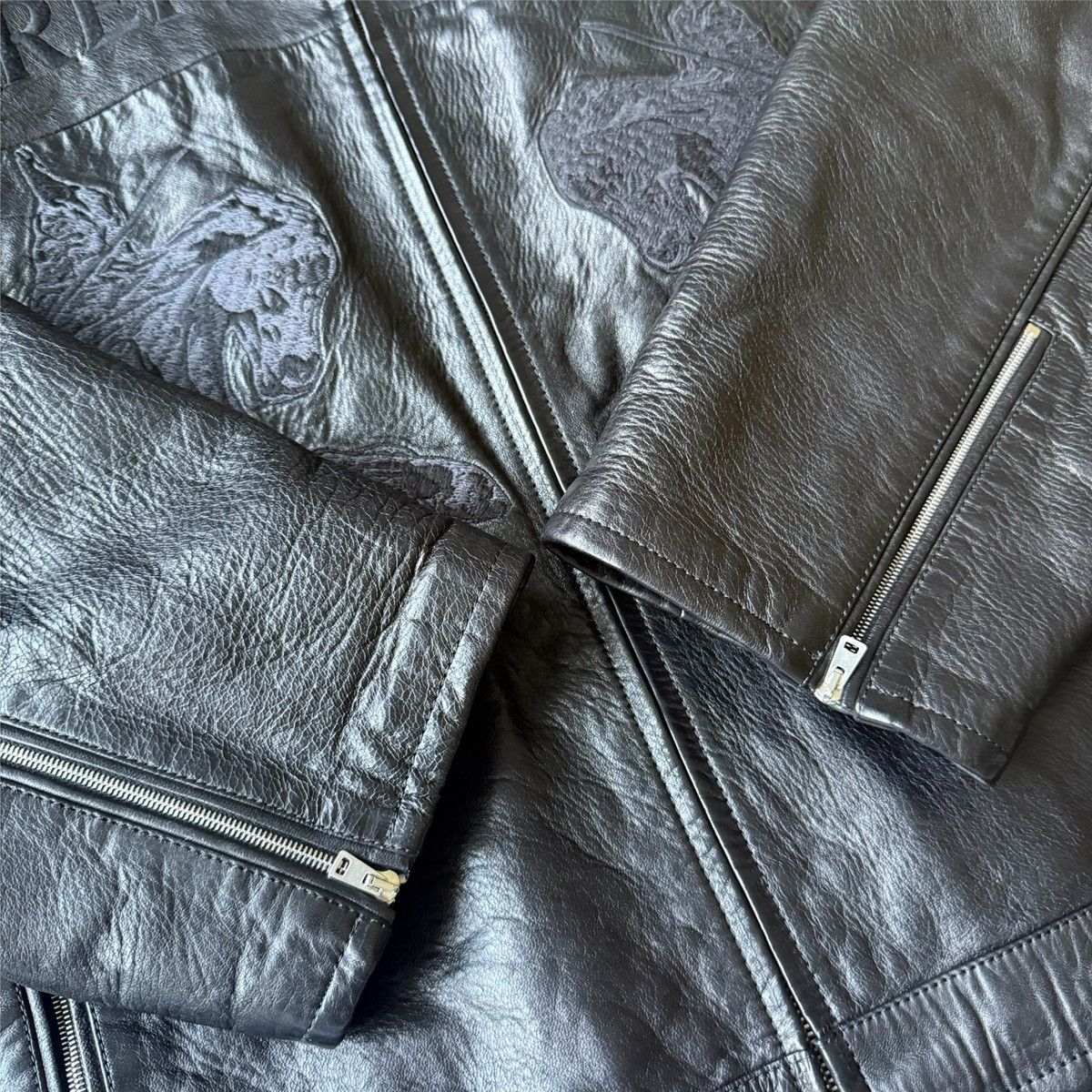 Represent Clo. Represent X Horizons Exclusive Collaboration Leather Jacket Size US L / EU 52-54 / 3 - 3 Thumbnail