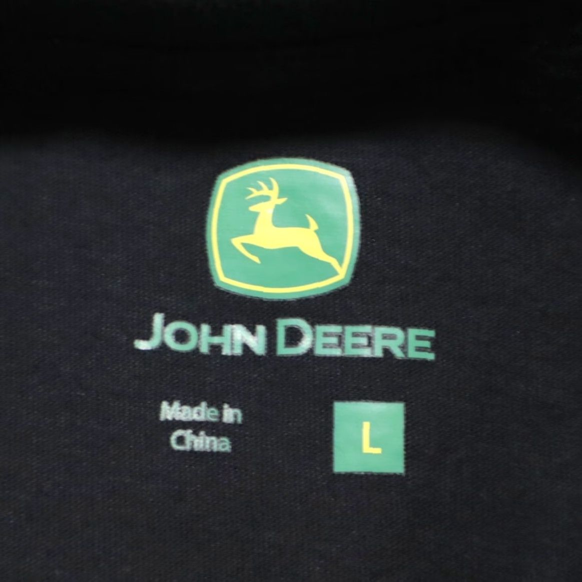 John Deere John Deere Cut Off Solid T-Shirt Black Men L Shirt Size US L / EU 52-54 / 3 - 5 Thumbnail