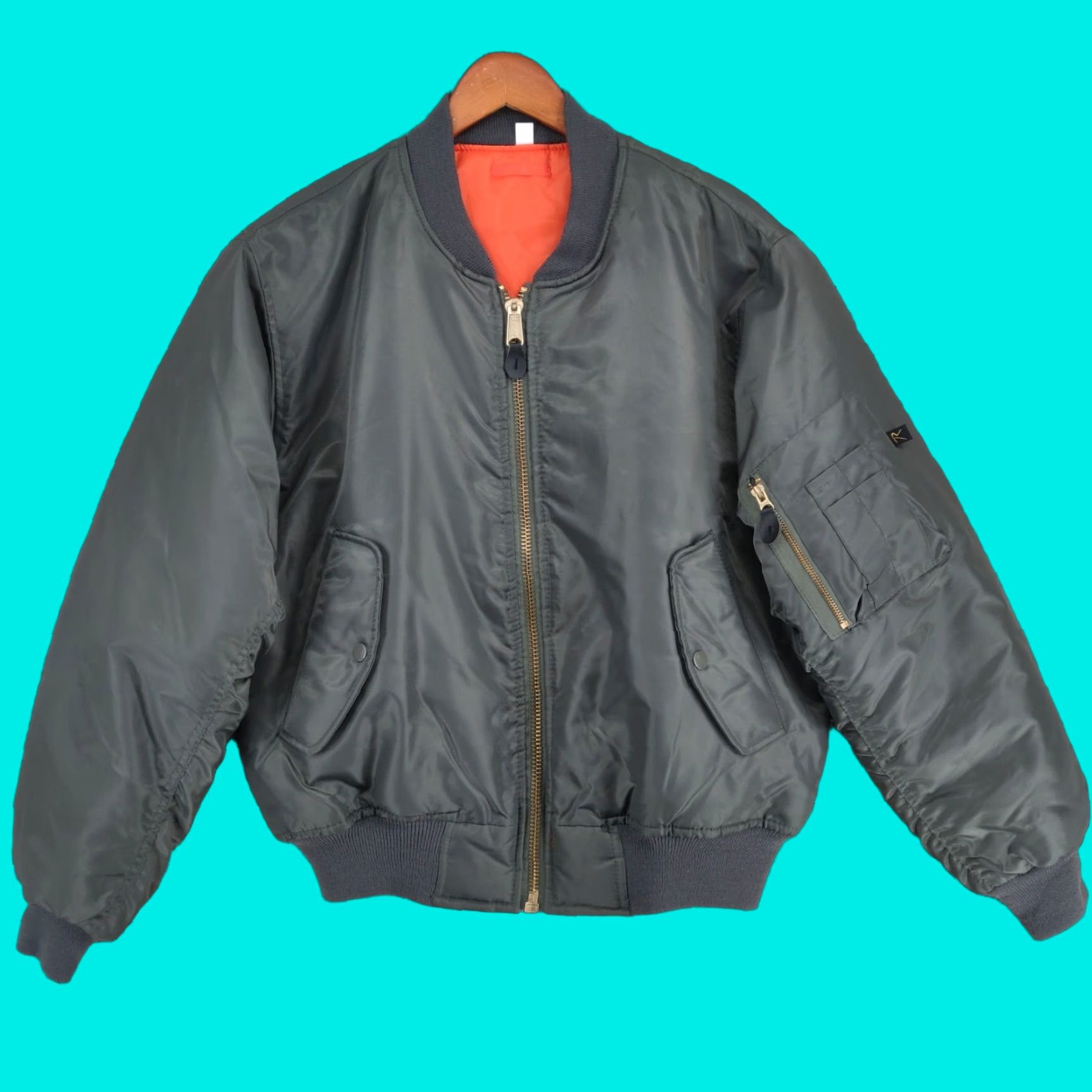 Rothco MA-1 Jacket Mens Small Reversible Flight Bomber Flyers