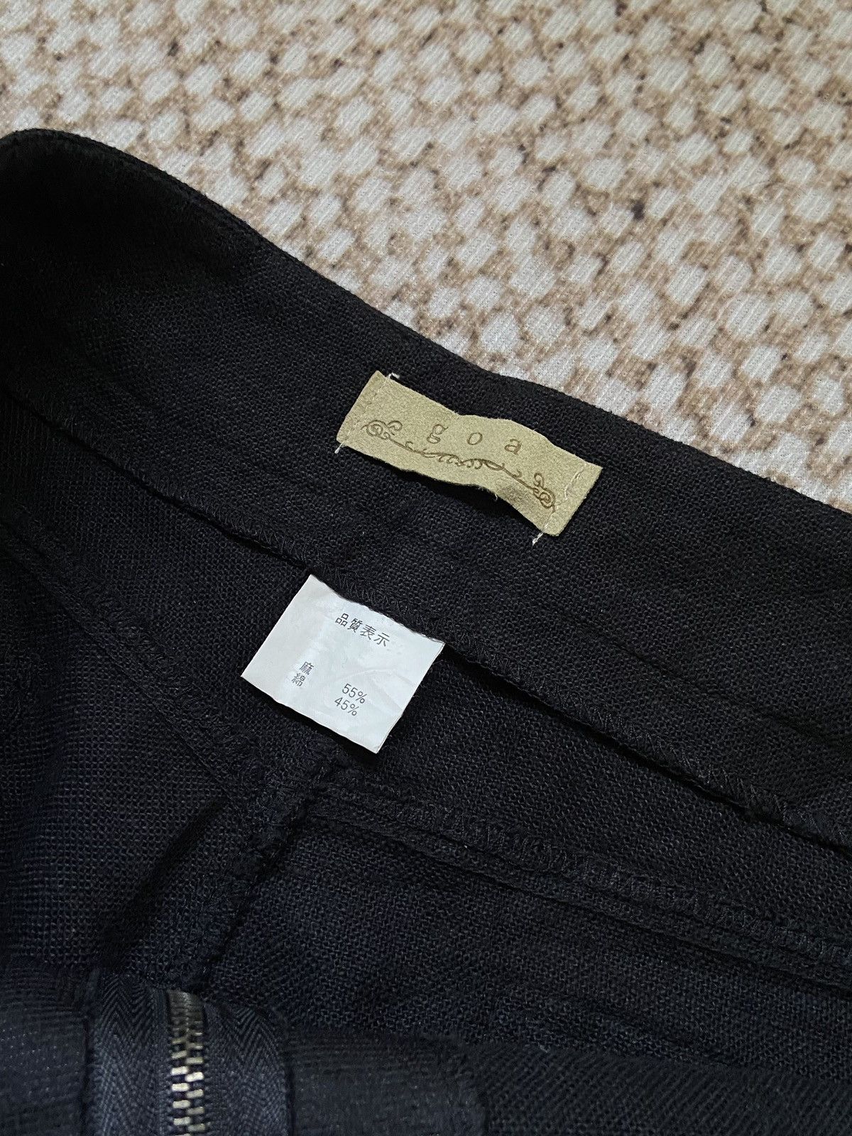 If Six Was Nine × Japanese Brand × Le Grande Bleu (L.G.B.) G.O.A GOA Flared Cargo Drawstring Pants Size 31" - 6 Thumbnail