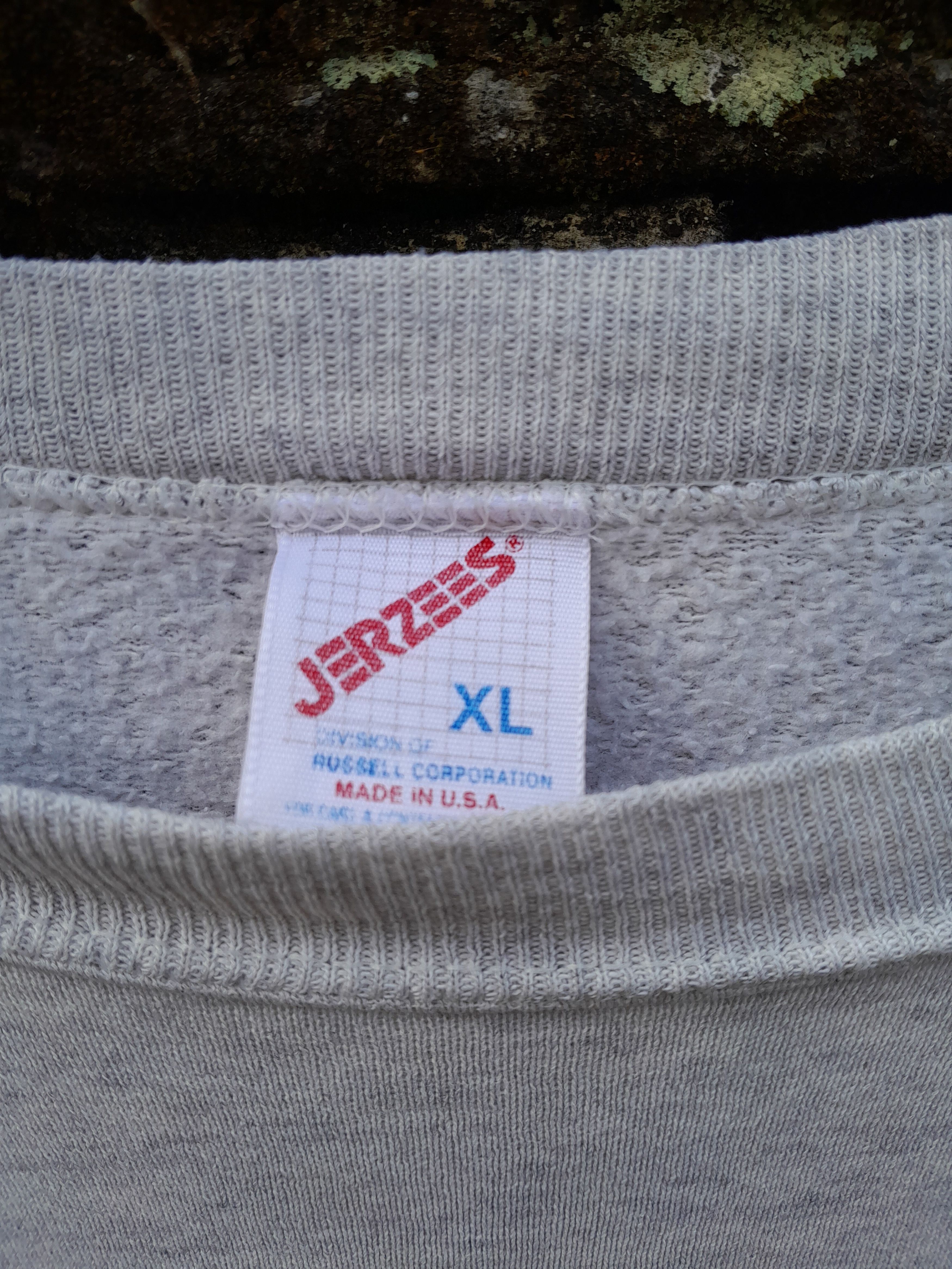 Jerzees Vintage 80s Blank jerzees sweatshirt Size US XL / EU 56 / 4 - 5 Thumbnail