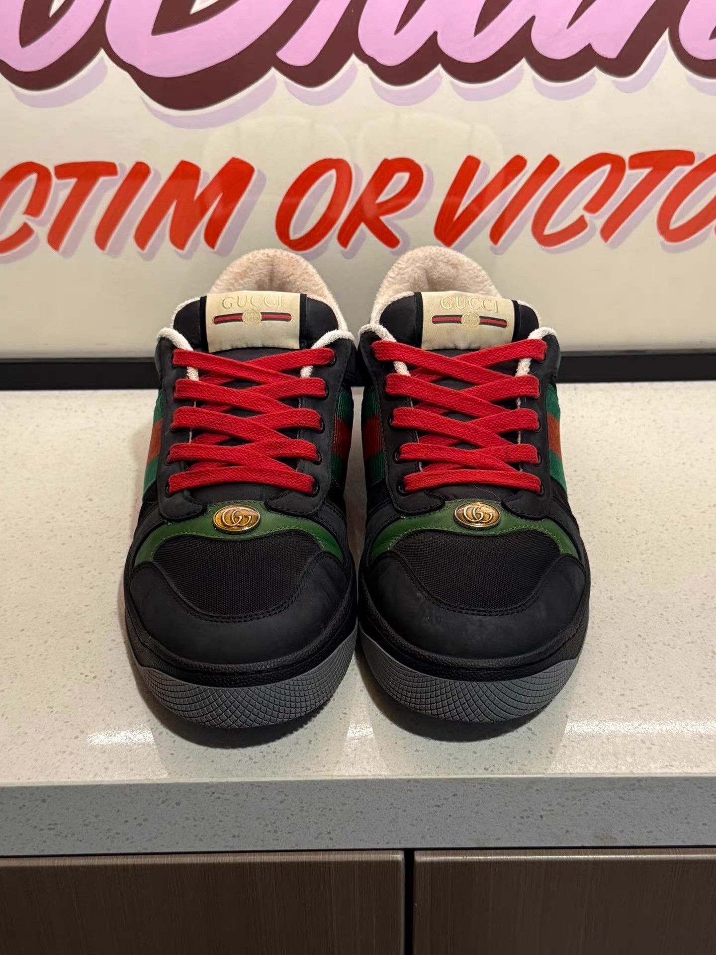 Gucci GUCCI Screener GG Enamel Suede Sneakers Ｑ20 Size US 8 / EU 41 - 4 Thumbnail