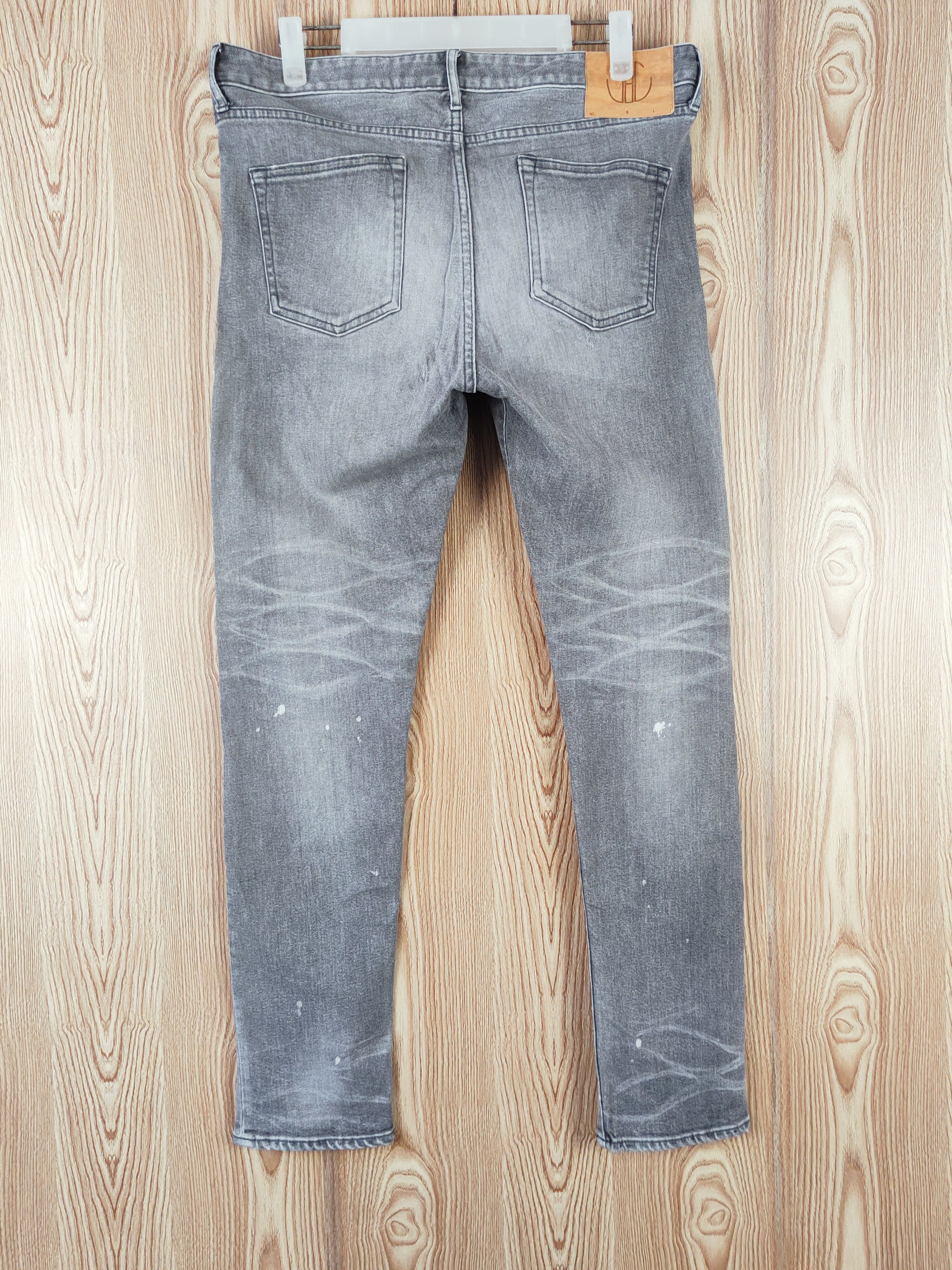 Japan Blue Jeans D Japan Blue Jeans Gray Faded Distressed Ripped Jeans #W110 Size US 32 / EU 48 - 7 Thumbnail