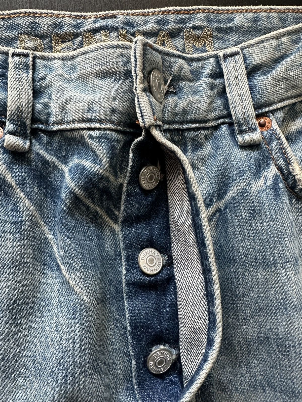 DENHAM Denham “Dagger” Jeans – Light Wash (W34 L32) Size US 34 / EU 50 - 4 Thumbnail