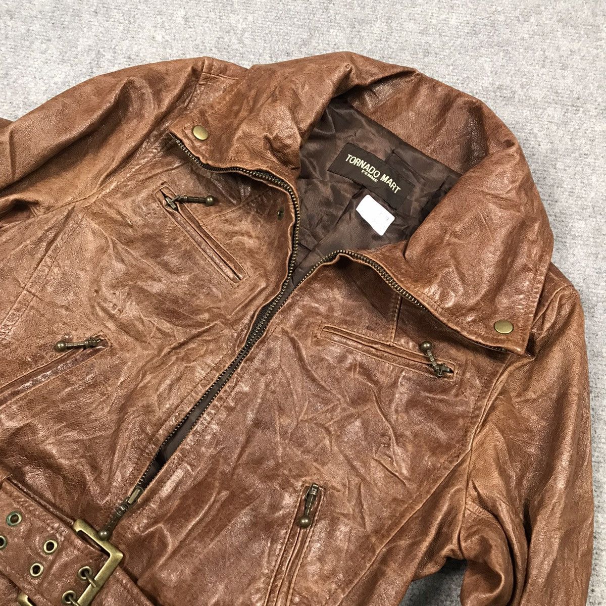 14th Addiction × If Six Was Nine × Tornado Mart TORNADO MART LEATHER LONG JACKET WOMAN IFSIXWASNINE STYLE Size XS / US 0-2 / IT 36-38 - 11 Thumbnail