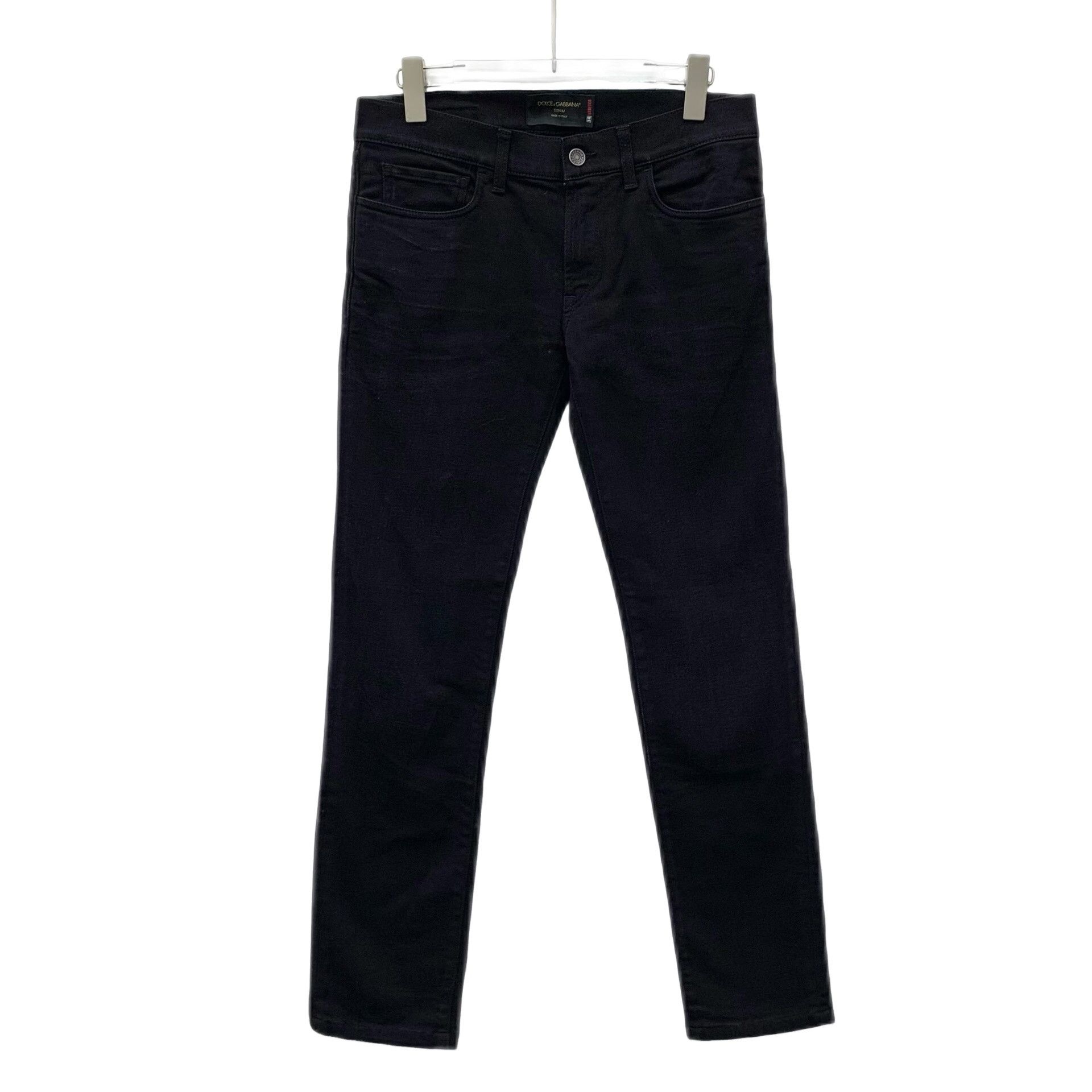Dolce & Gabbana Dolce & Gabbana Black Stretch Denim Jeans Size 44 Size US 28 / EU 44 - 1 Thumbnail