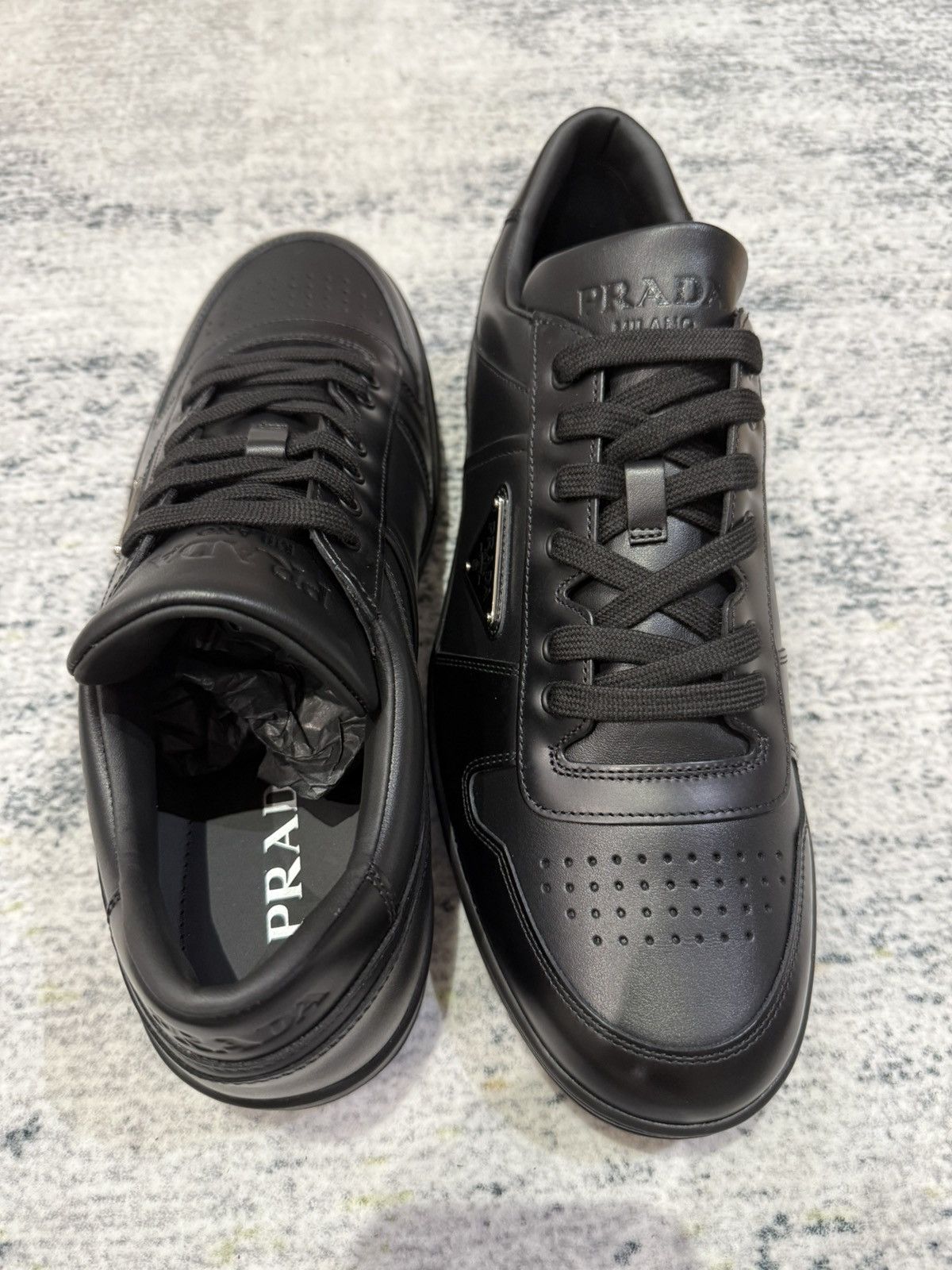 Prada Prada black Low top sneakers Size US 10 / EU 43 - 6 Thumbnail