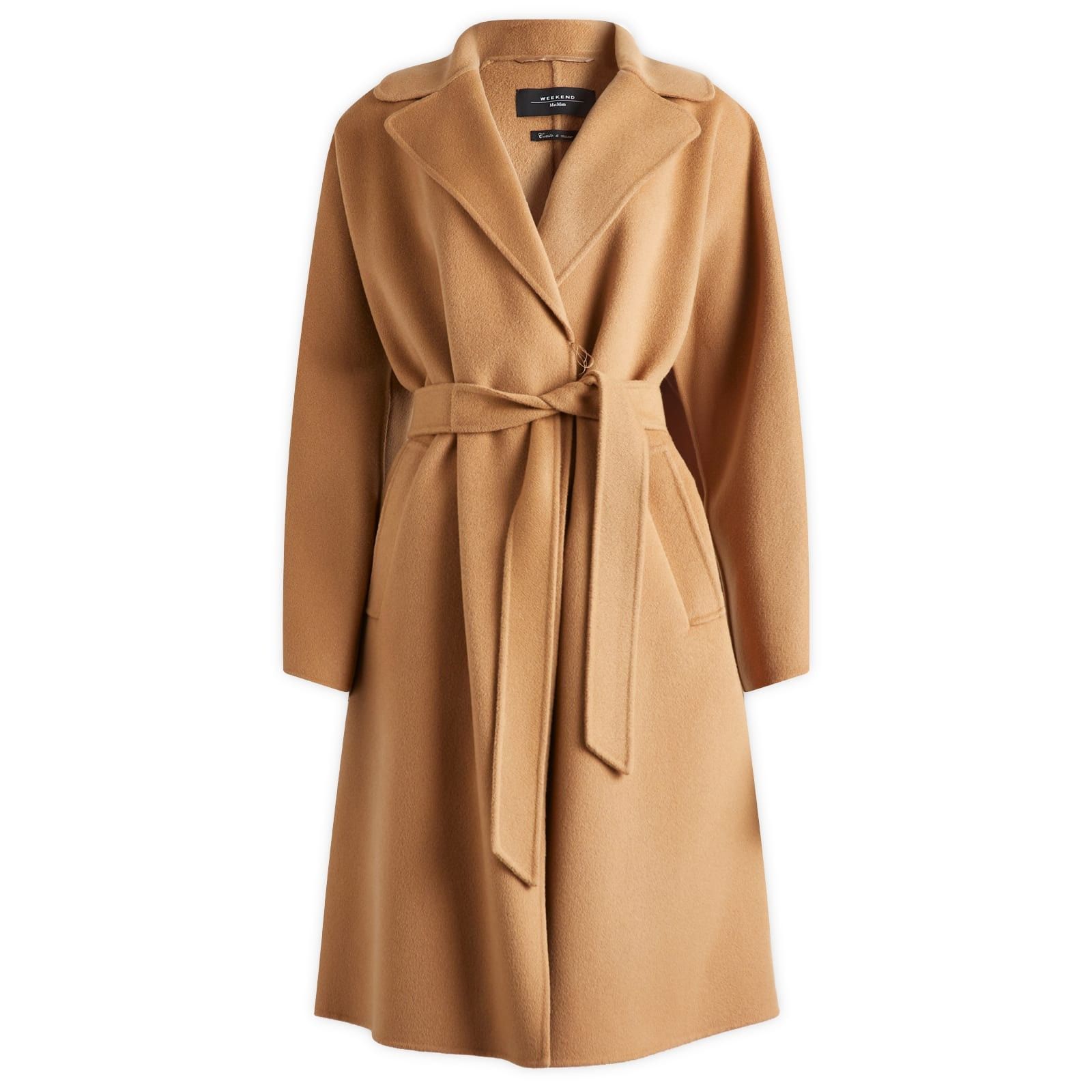Max Mara Max Mara Weekend Brown Belted Wrap Coat Size M / US 6-8 / IT 42-44 - 1 Thumbnail
