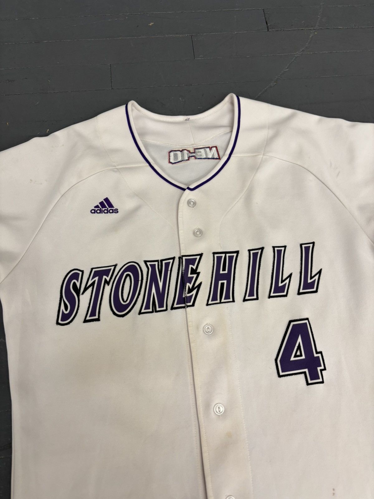 Adidas × Vintage Vintage adidas stone hill baseball jersey Size US L / EU 52-54 / 3 - 3 Thumbnail