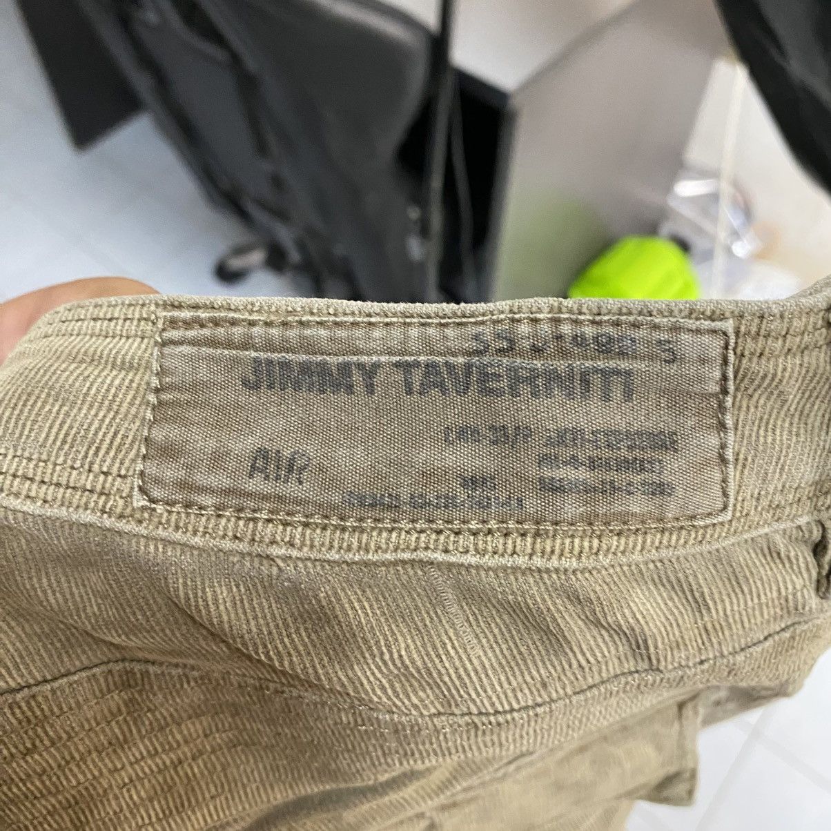 Jimmy Taverniti DL Jimmy Taverniti Beige Cargo Multipocket Pants #C1220 Size US 31 - 20 Thumbnail