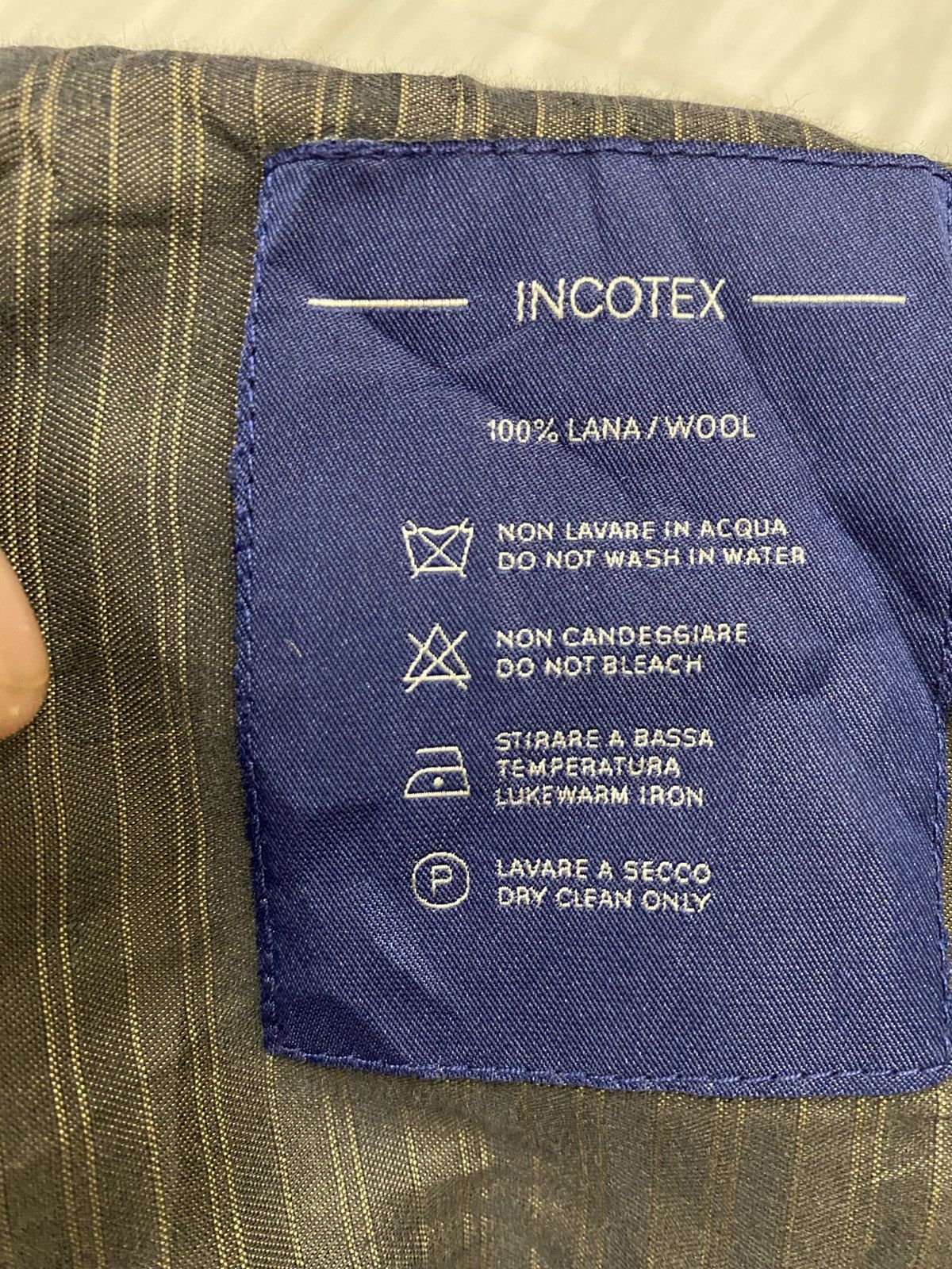 Incotex Incotex Super Wool Pants Made in Portugal Size US 32 / EU 48 - 9 Thumbnail
