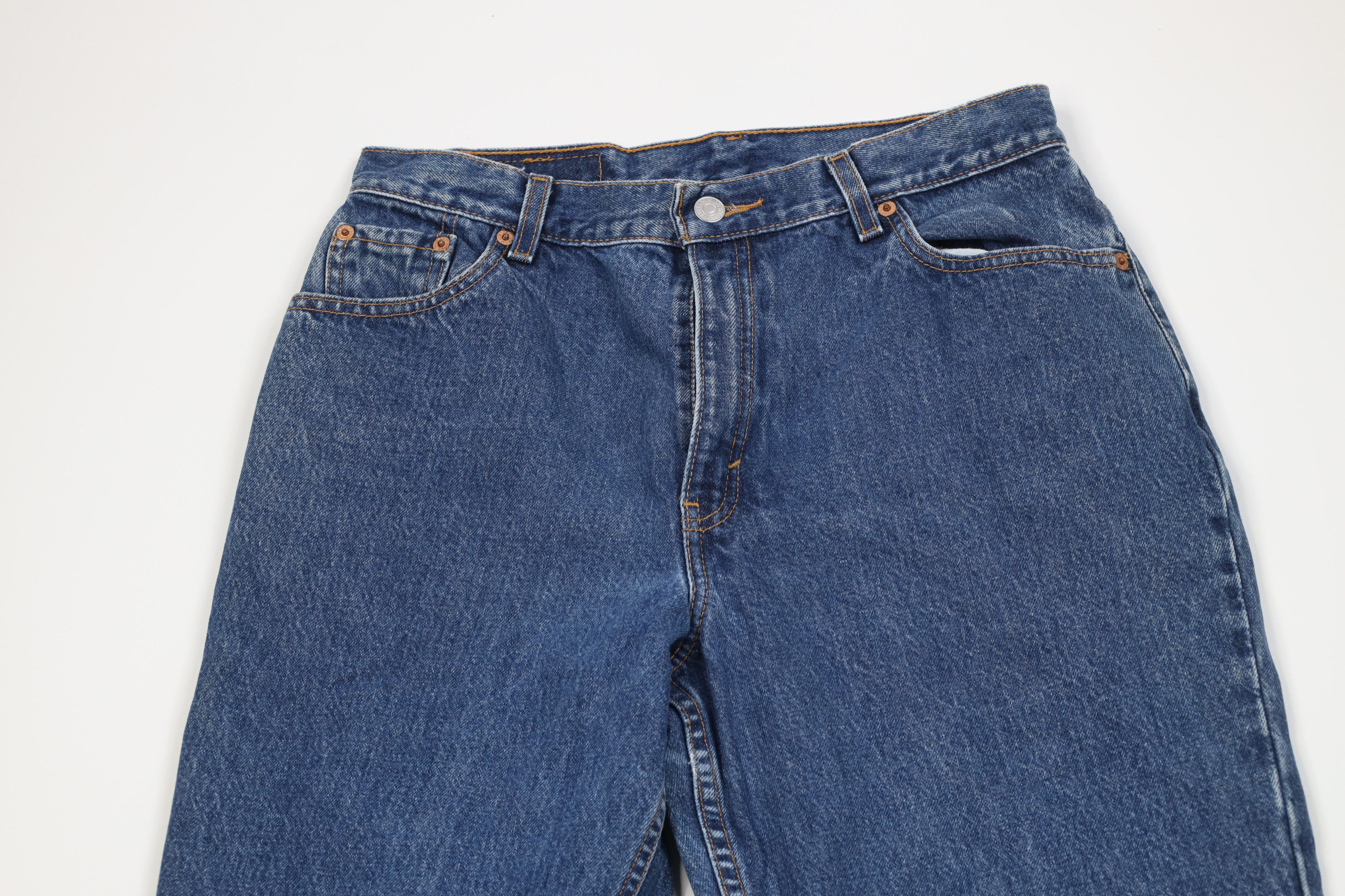 Levi's Vintage Y2K 2000 Levis 550 Fit Tapered Leg Denim Jeans Size 34" / US 12 / IT 48 - 2 Thumbnail
