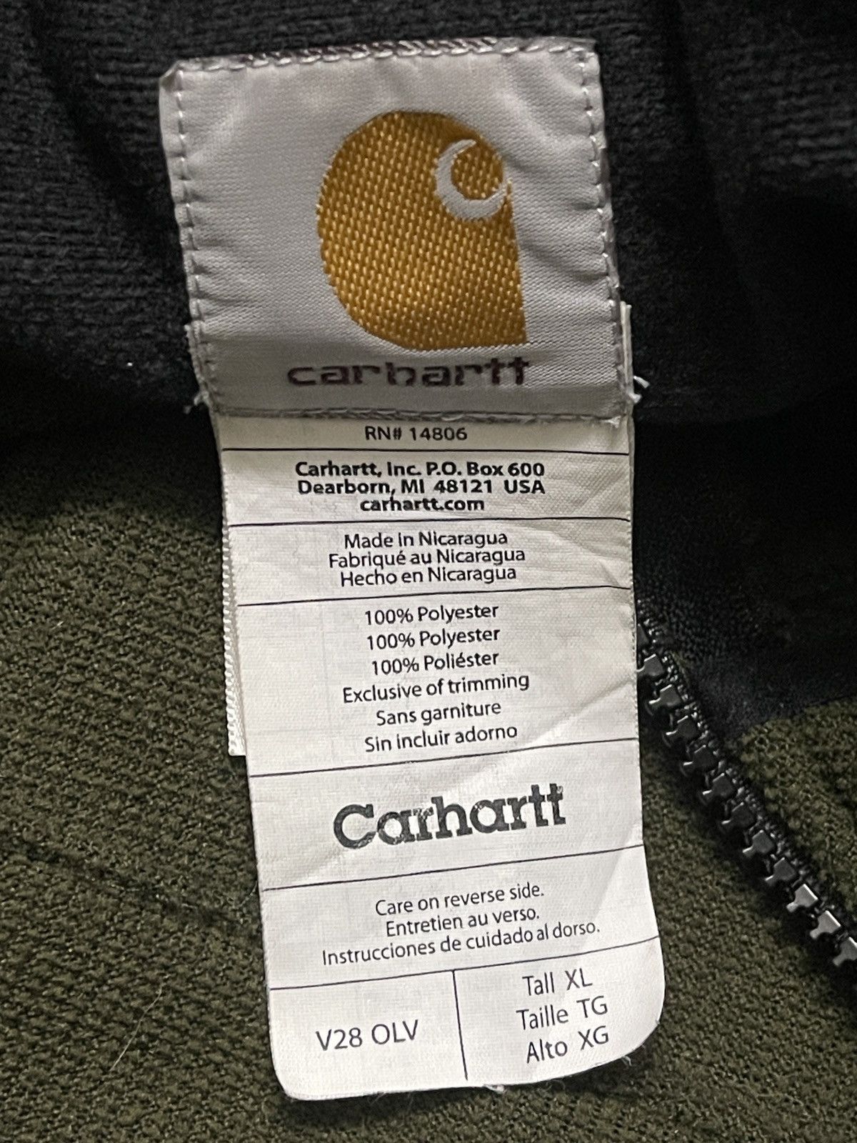 Carhartt Carhartt V28 Fleece Vest Size US XL / EU 56 / 4 - 5 Thumbnail