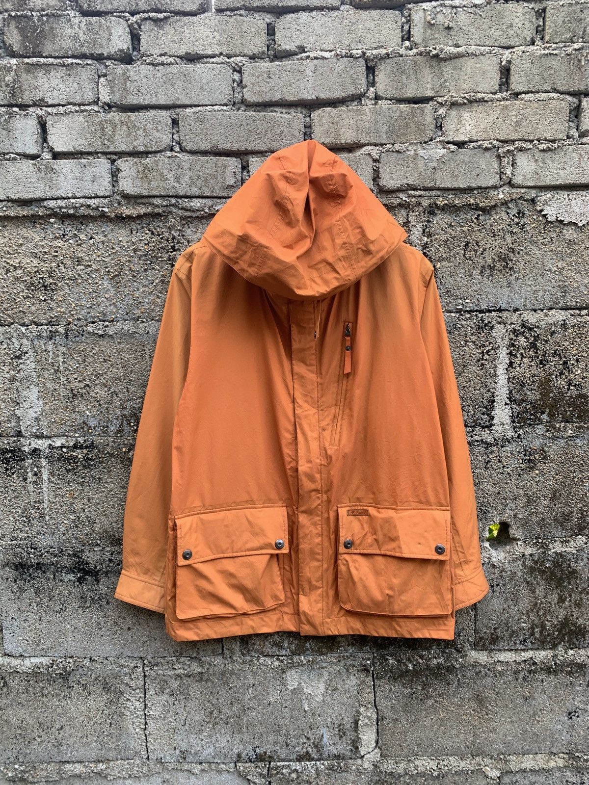 image of Fox Fire X Goretex Light Hooded Jacket in Orange, Men's (Size Medium)