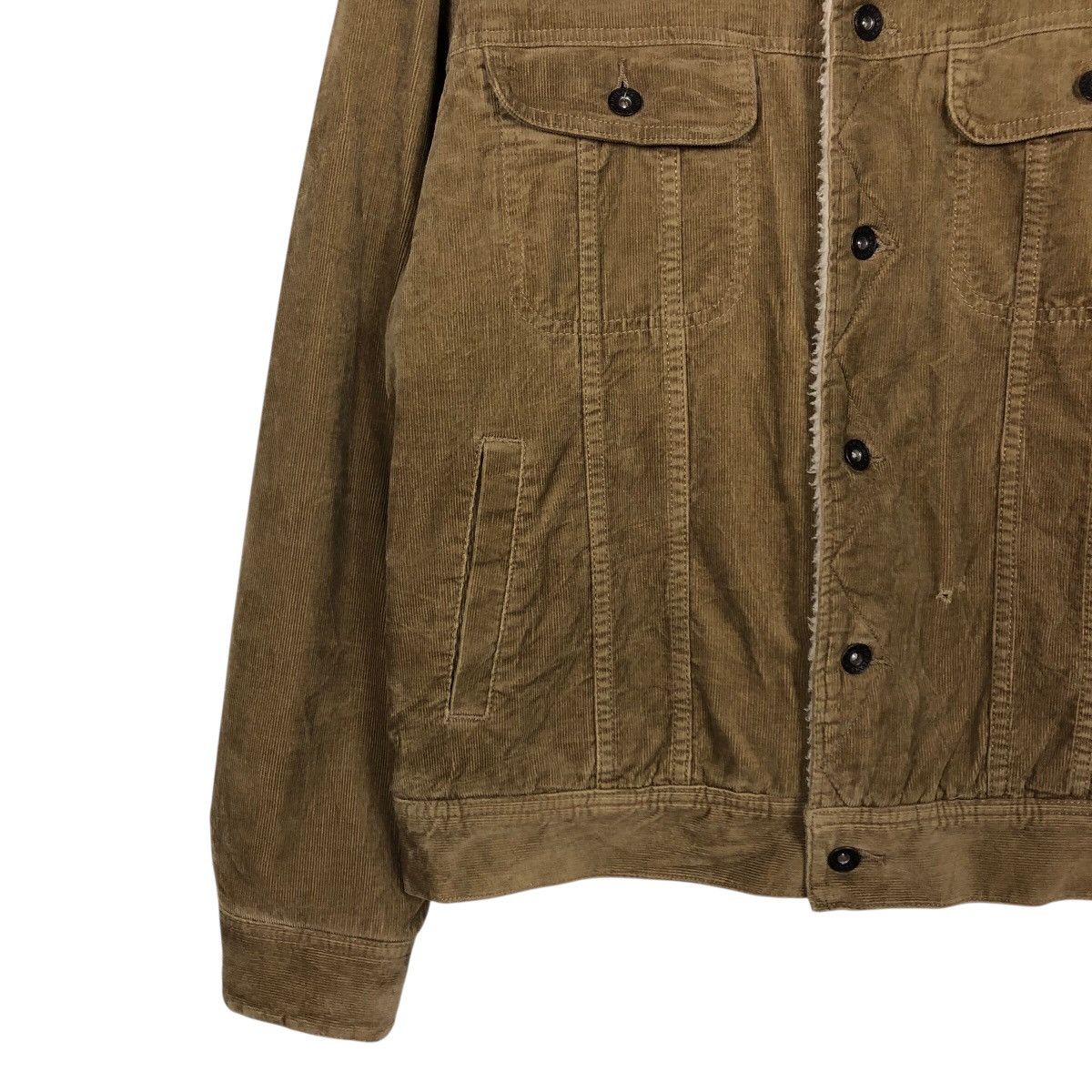 Japanese Brand 📌Vtg Trucker Biker Corduroy Jacket GU Blanket Issey Miyake Size US L / EU 52-54 / 3 - 5 Thumbnail