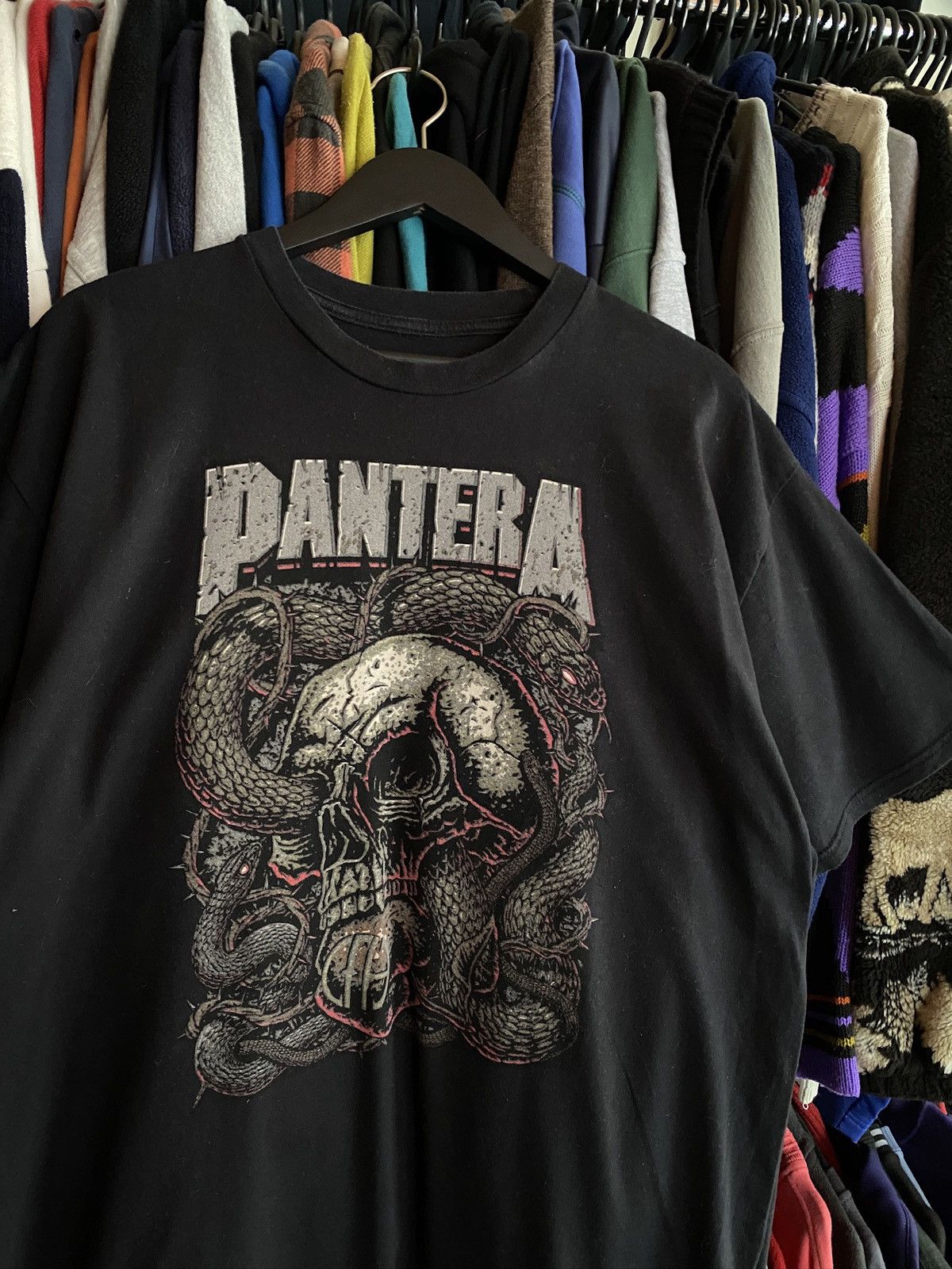 Band Tees VINTAGE PANTERA BAND BAGGY T-SHIRT ROCK Size US XXL / EU 58 / 5 - 2 Thumbnail