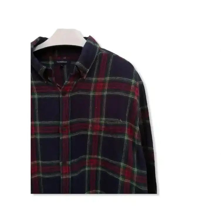 Vintage Croft&Barrow Plaid Tartan Flannel Shirt 👕 Size US L / EU 52-54 / 3 - 2 Thumbnail