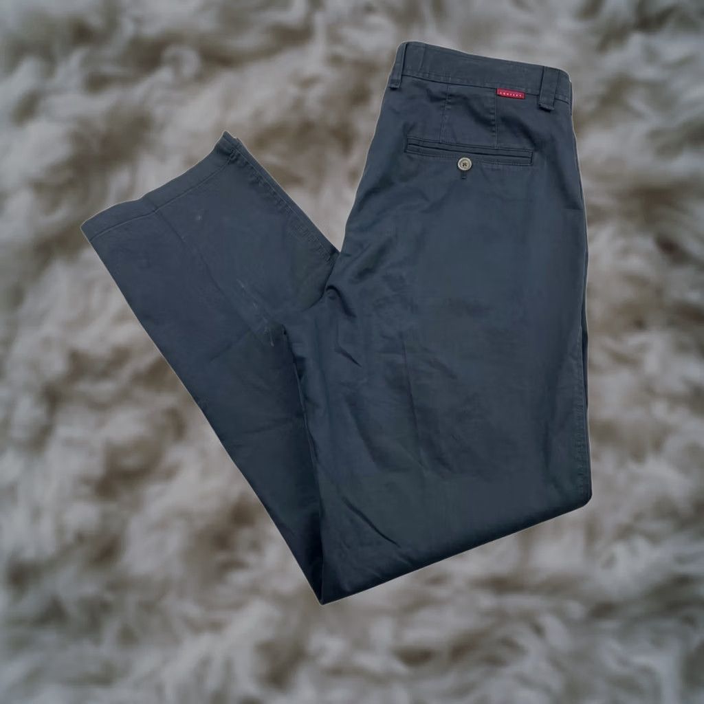 Pal Zileri VINTAGE Pal Zileri Pants Shirt Chino Navy Blue 34x30 Mens Pleated 100% Cotton Regular Standalone: 34x30 placement maintained Size US 34 / EU 50 - 1 Thumbnail