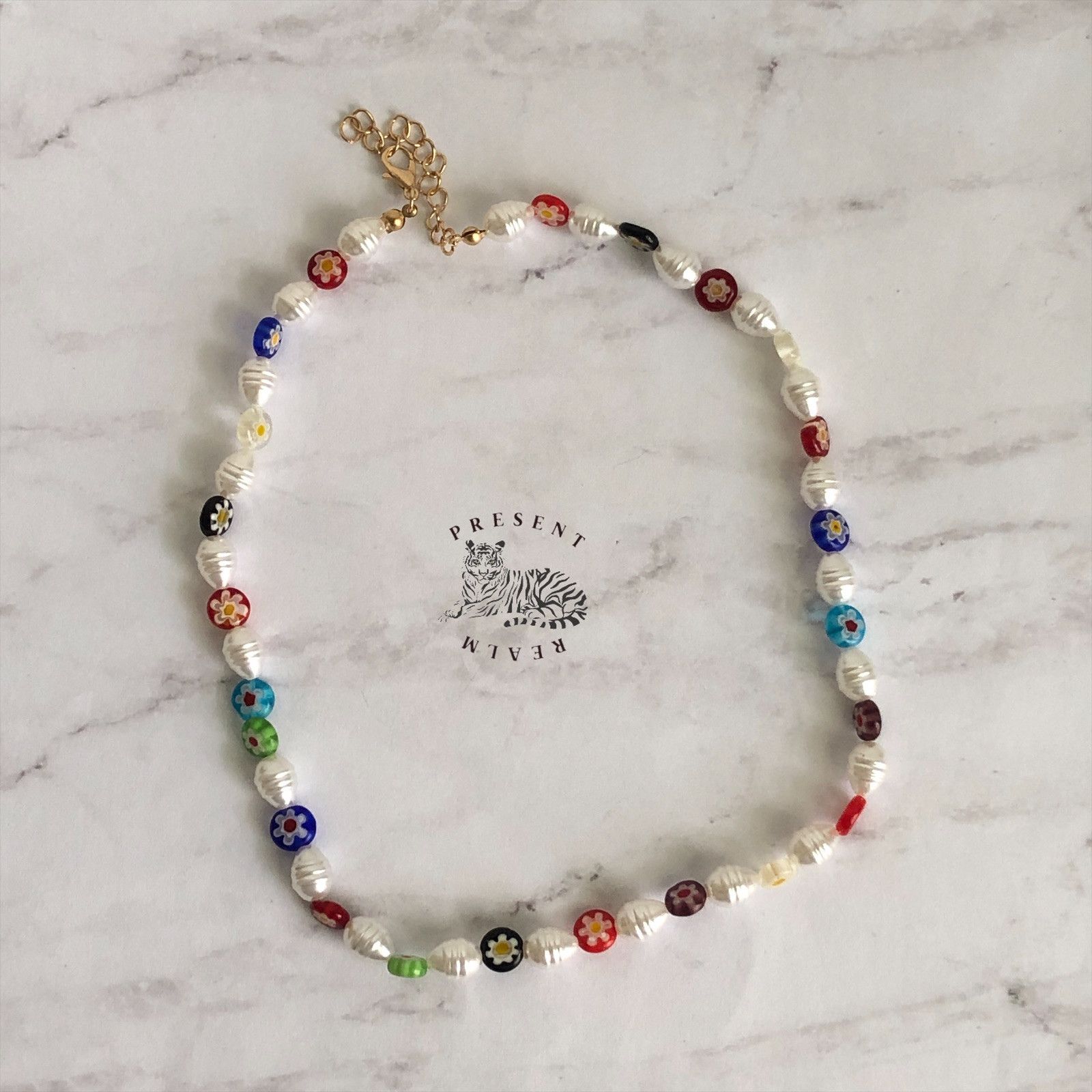 Jewelry Faux Pearl Flower Necklace Size ONE SIZE - 1 Thumbnail