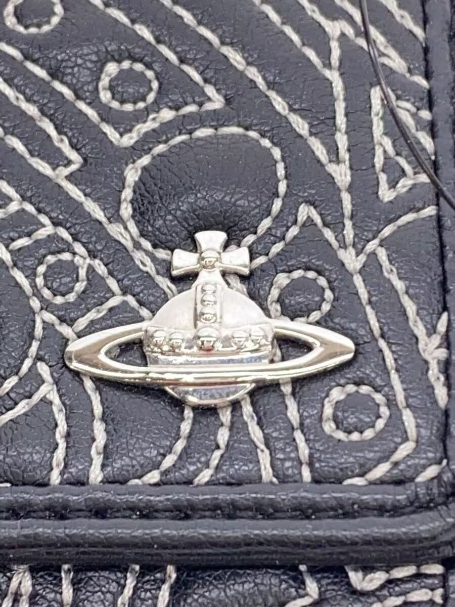 Vivienne Westwood Contrast Stitch Orb Keyring Case Size ONE SIZE - 4 Thumbnail
