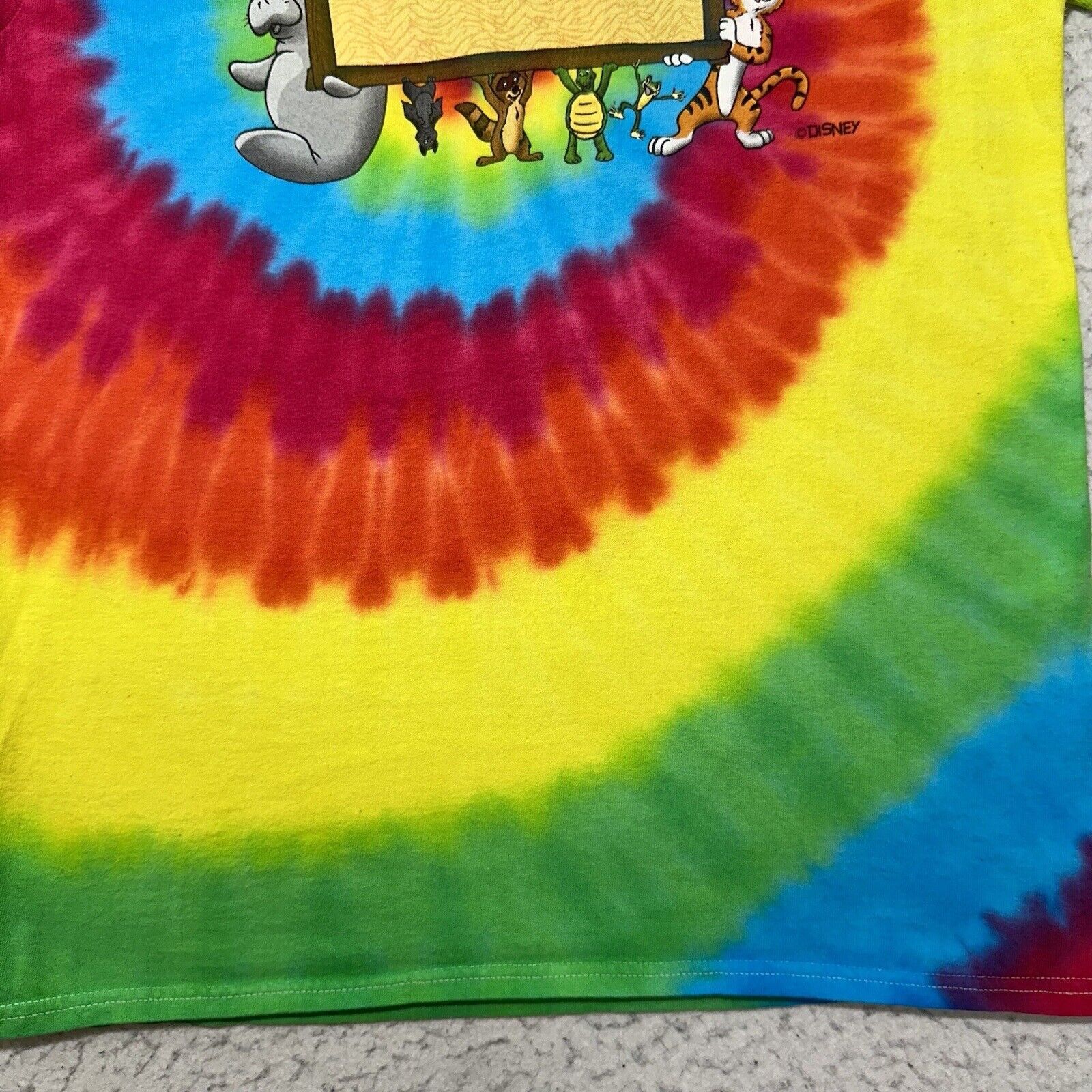 Disney Disney Medium Conservation Day Camp Tie Dye Graphic T Shirt Size US M / EU 48-50 / 2 - 6 Thumbnail