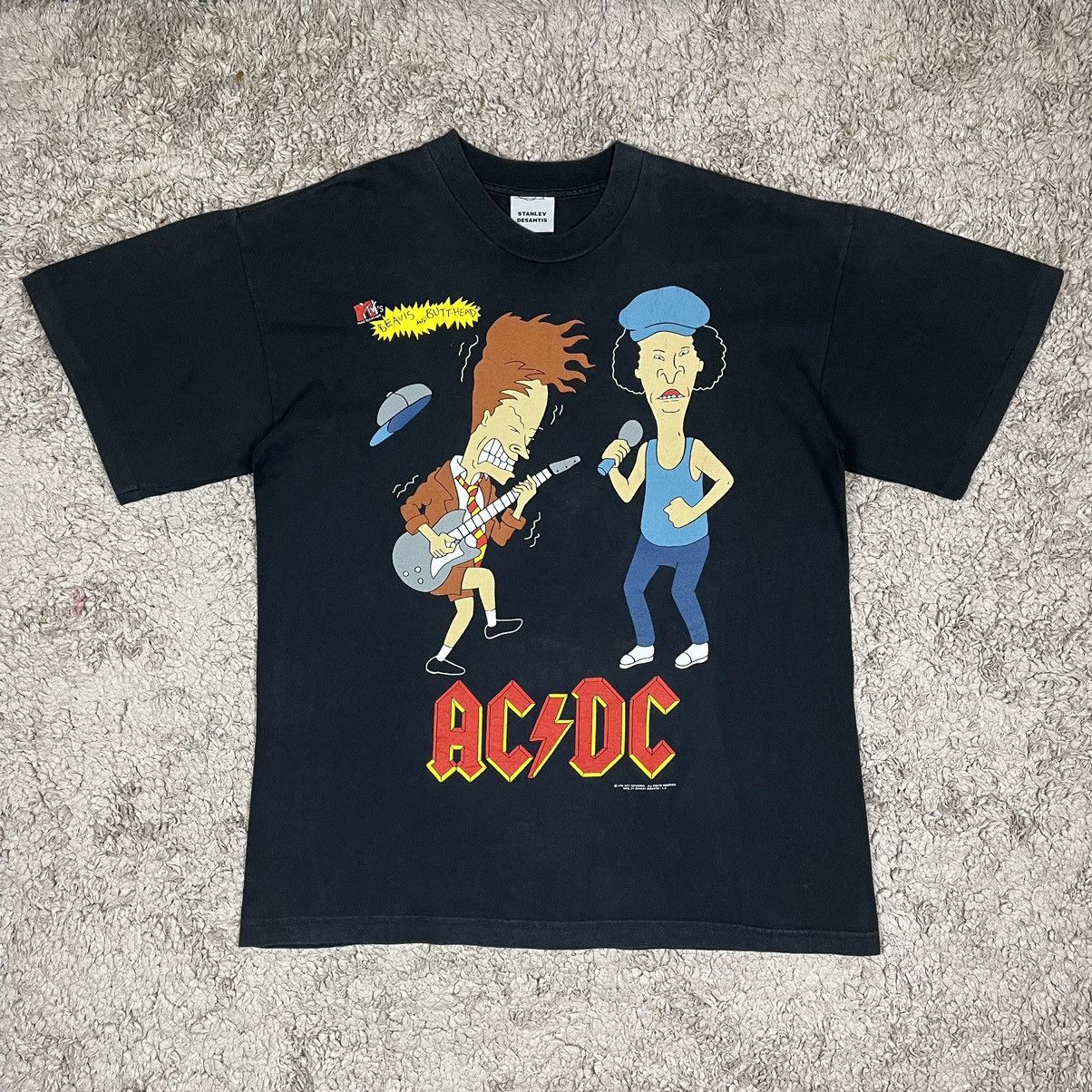 Vintage Vintage Beavis and Butthead ACDC T-shirt | Grailed