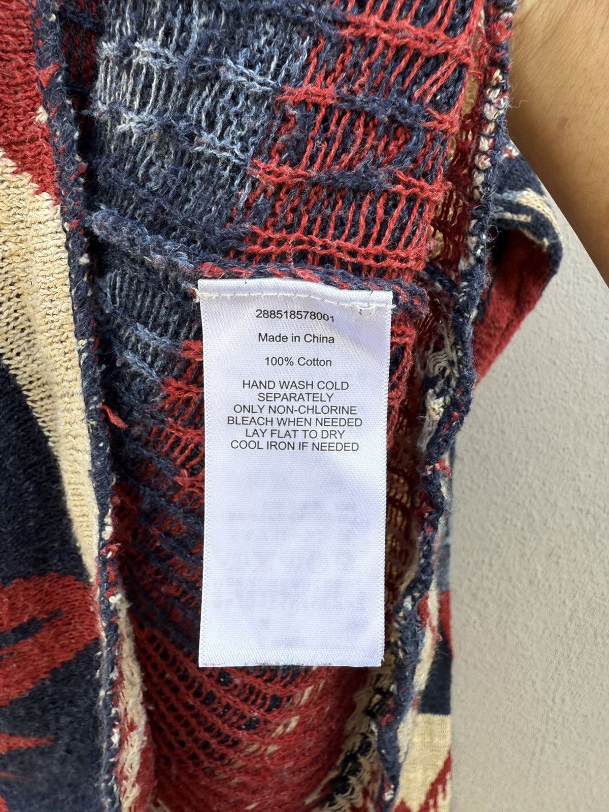 Denim & Supply Ralph Lauren Denim & Supply by Ralph Lauren Aztec Knitted Loose Collar Size S / US 4 / IT 40 - 6 Thumbnail