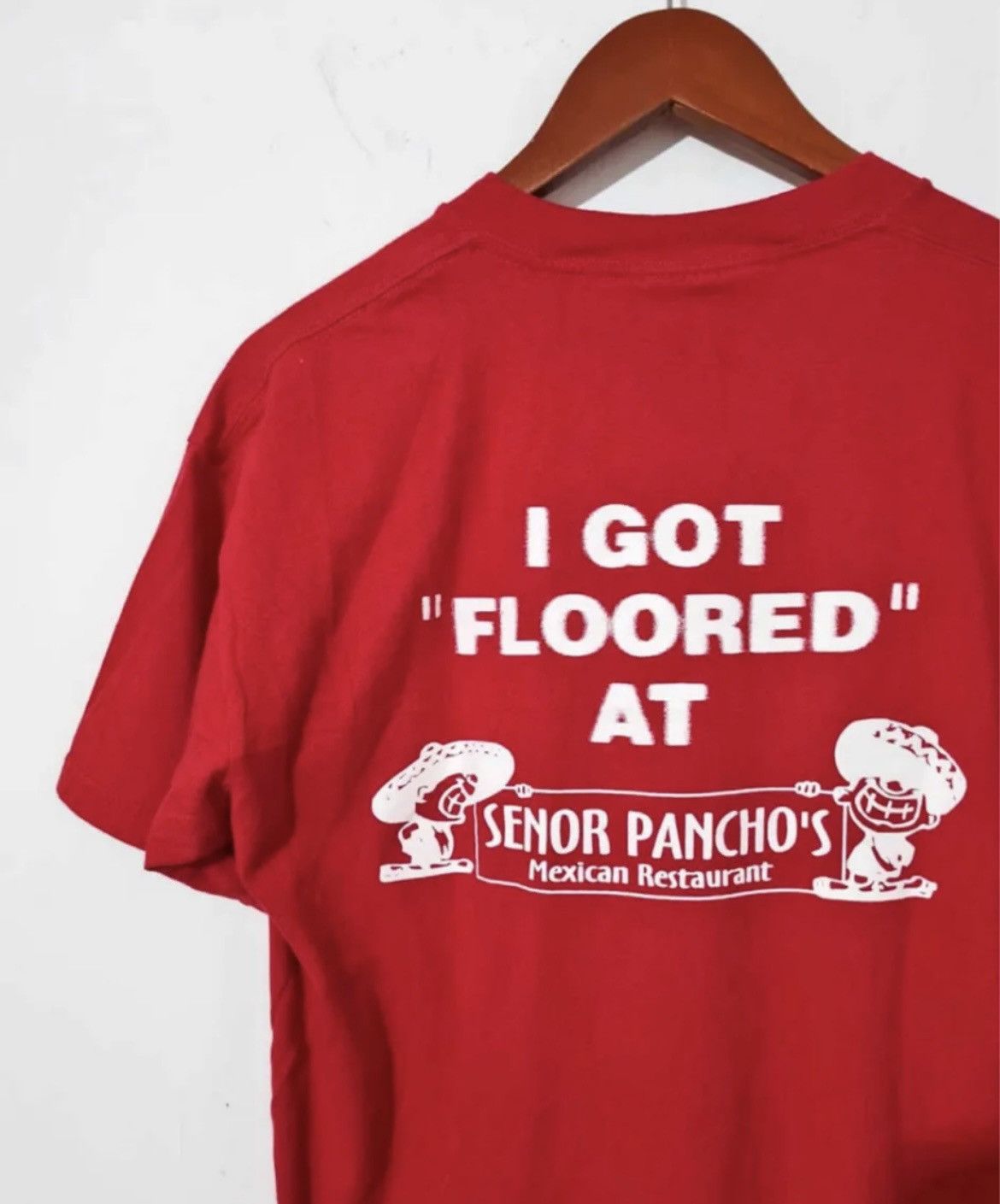 Vintage Lee cotton vintage tequila tshirt floored print red 90s Size US L / EU 52-54 / 3 - 4 Thumbnail