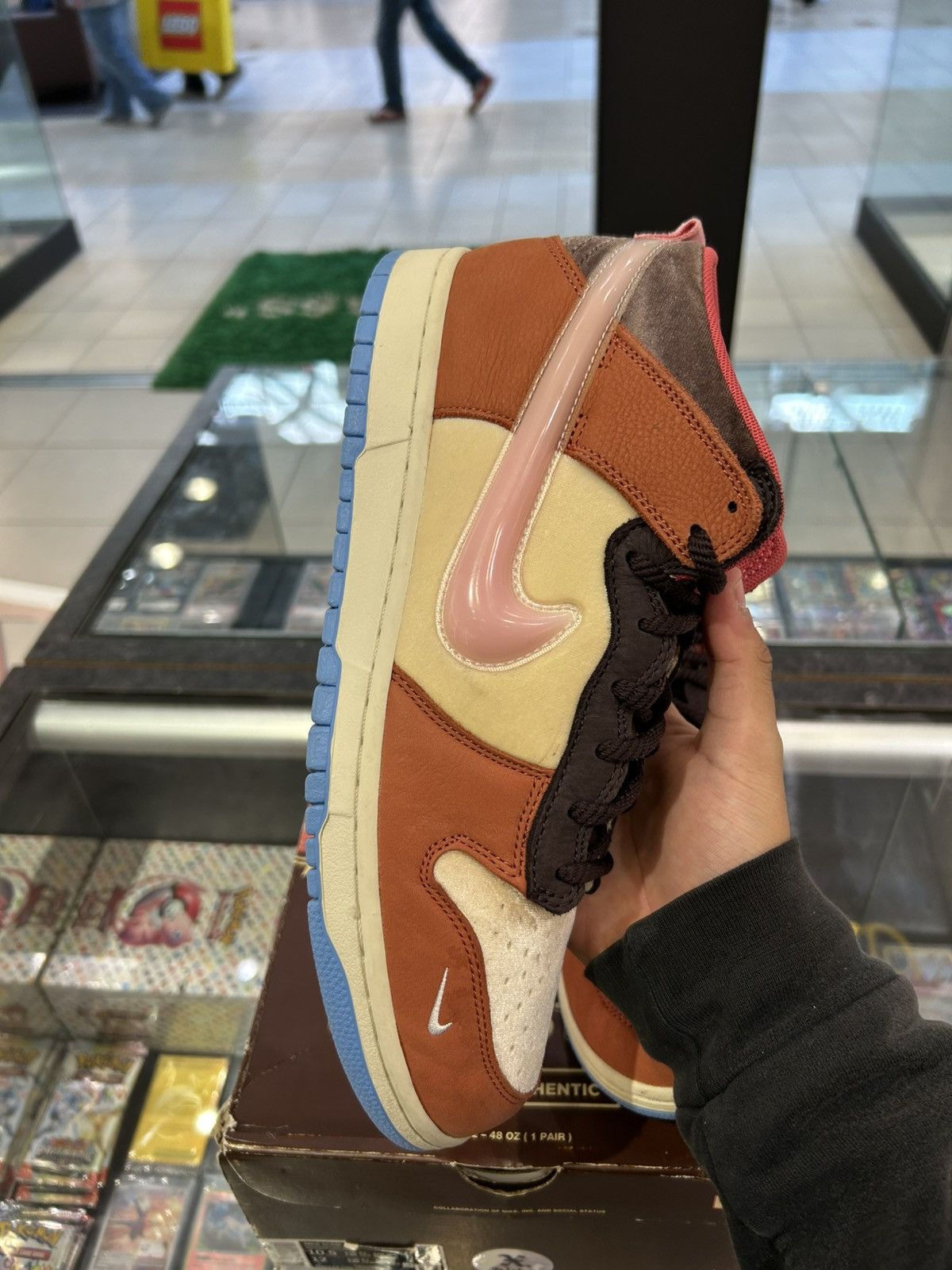 Nike Nike dunk mid social status free lunch chocolate milk Size US 10.5 / EU 43-44 - 6 Thumbnail