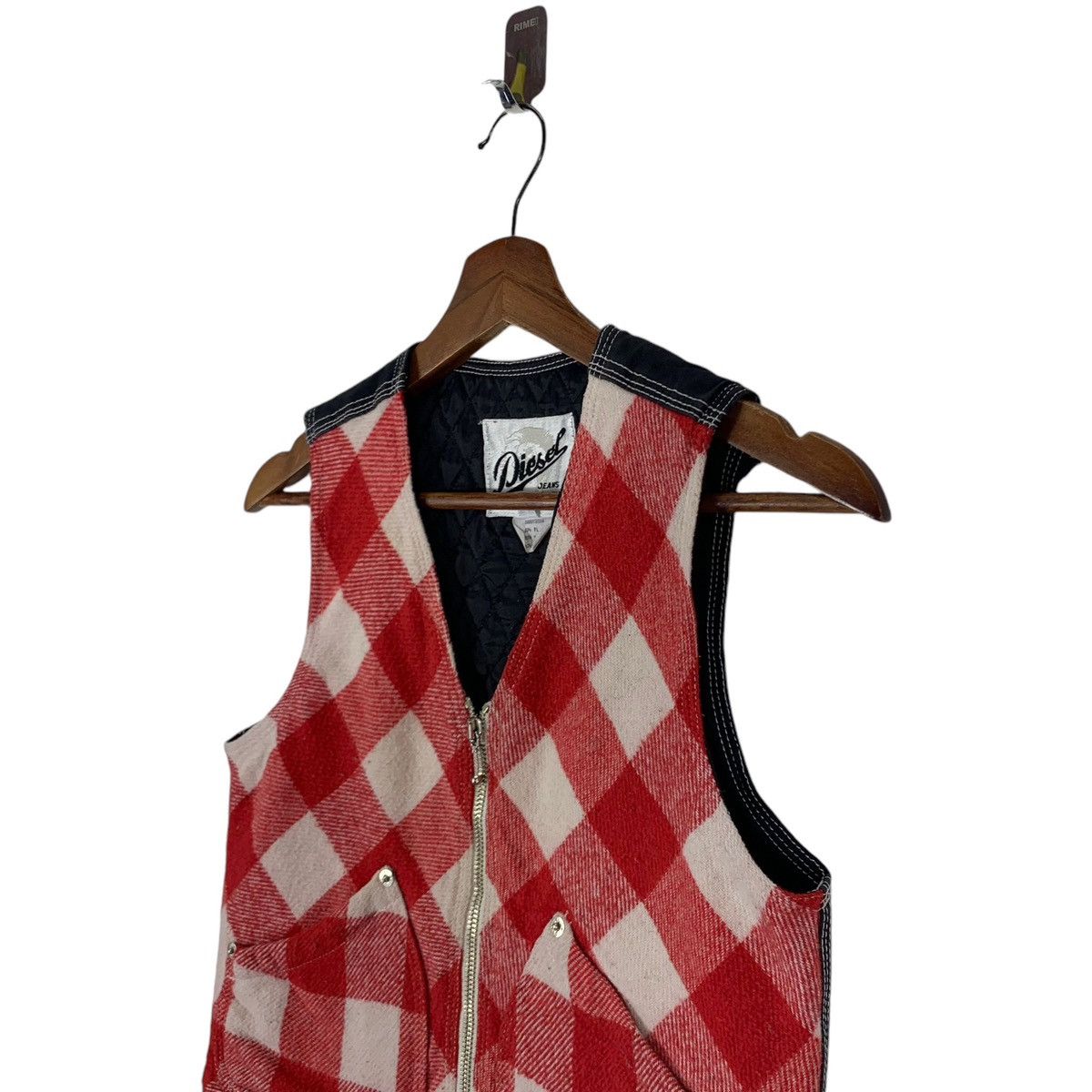 Diesel Vintage Diesel Jeans Company Tartan Vest Jacket Size M / US 6-8 / IT 42-44 - 3 Thumbnail