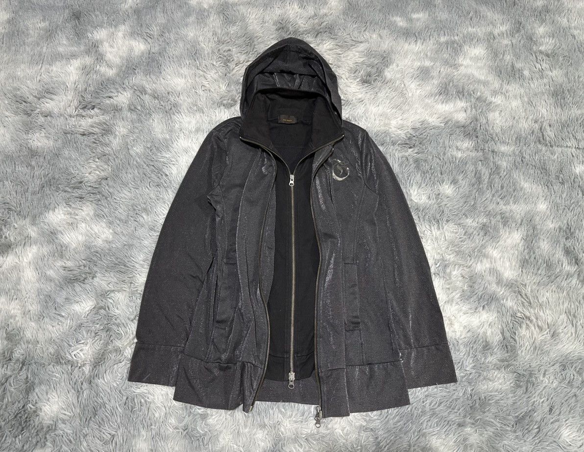 Tete Homme 🔥Y2K Archive Tete Homme Double Layer Jacket Hoodie Goth Punk Size US S / EU 44-46 / 1 - 1 Thumbnail