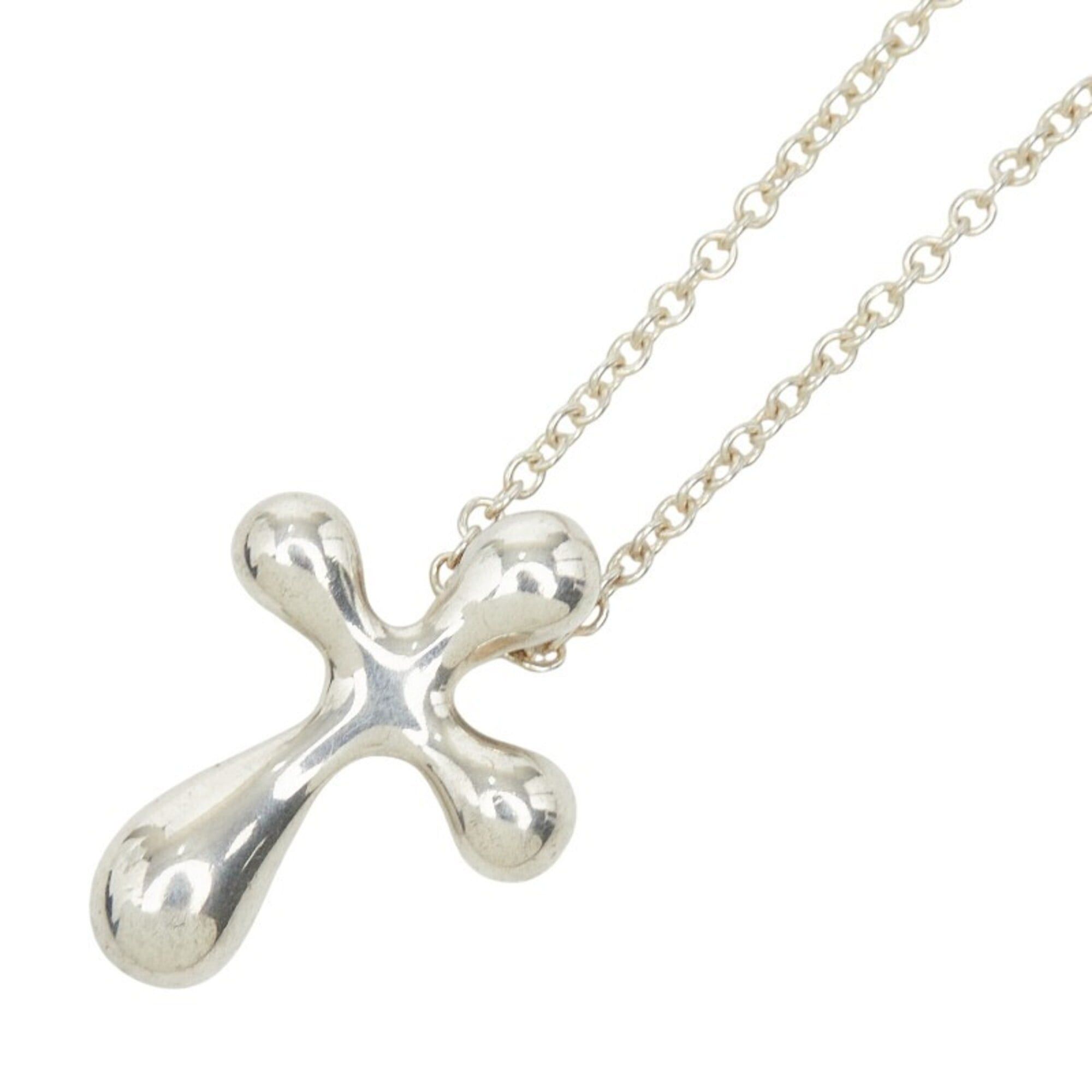 Tiffany & Co. Tiffany & Co. Small Cross Necklace, SV925 Silver, Women's. Size ONE SIZE - 1 Thumbnail