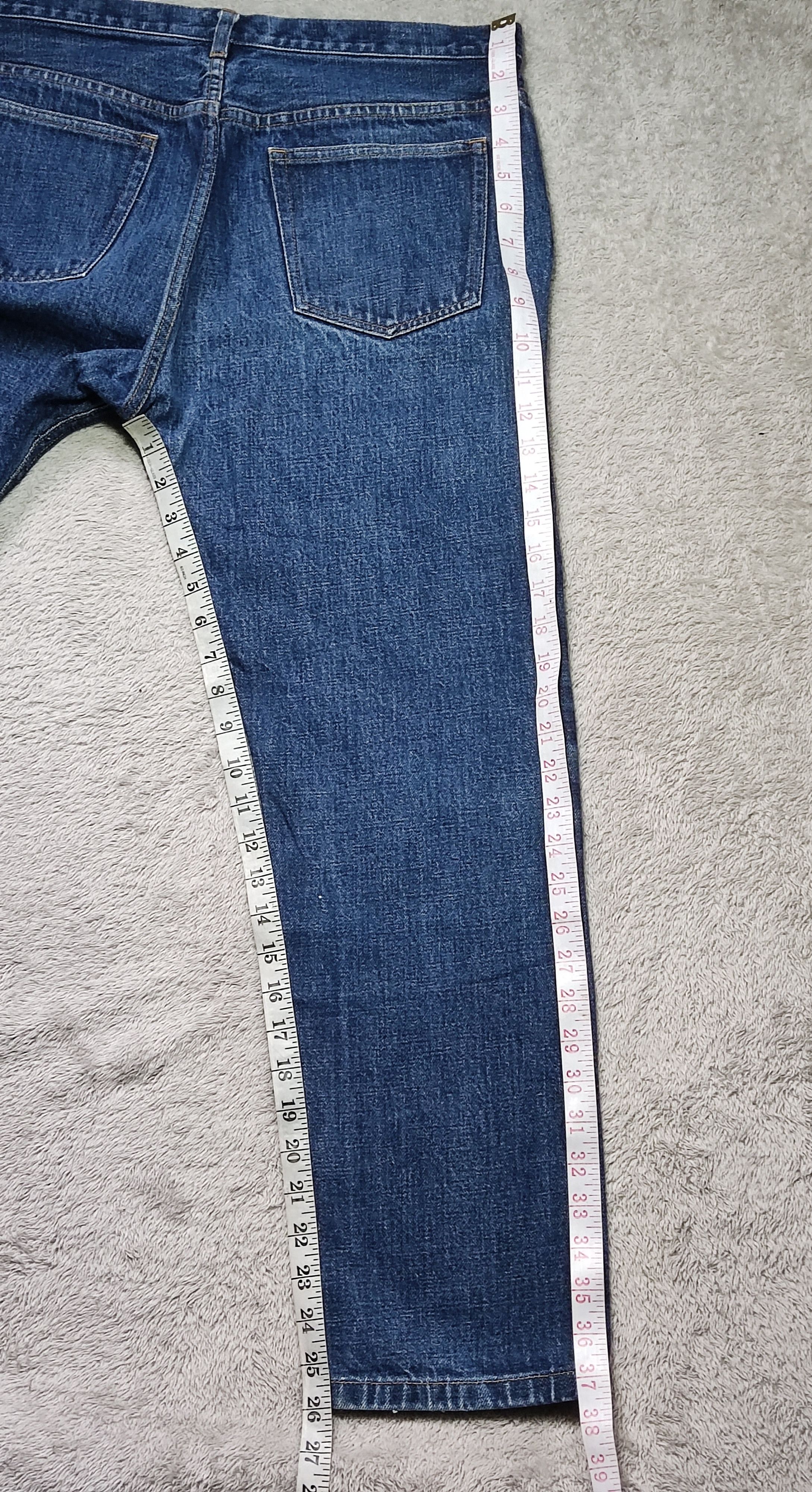 A.P.C. A.P.C. Rue De Fleurus Paris Selvedge Denim Jeans Indigo Size US 32 / EU 48 - 19 Thumbnail
