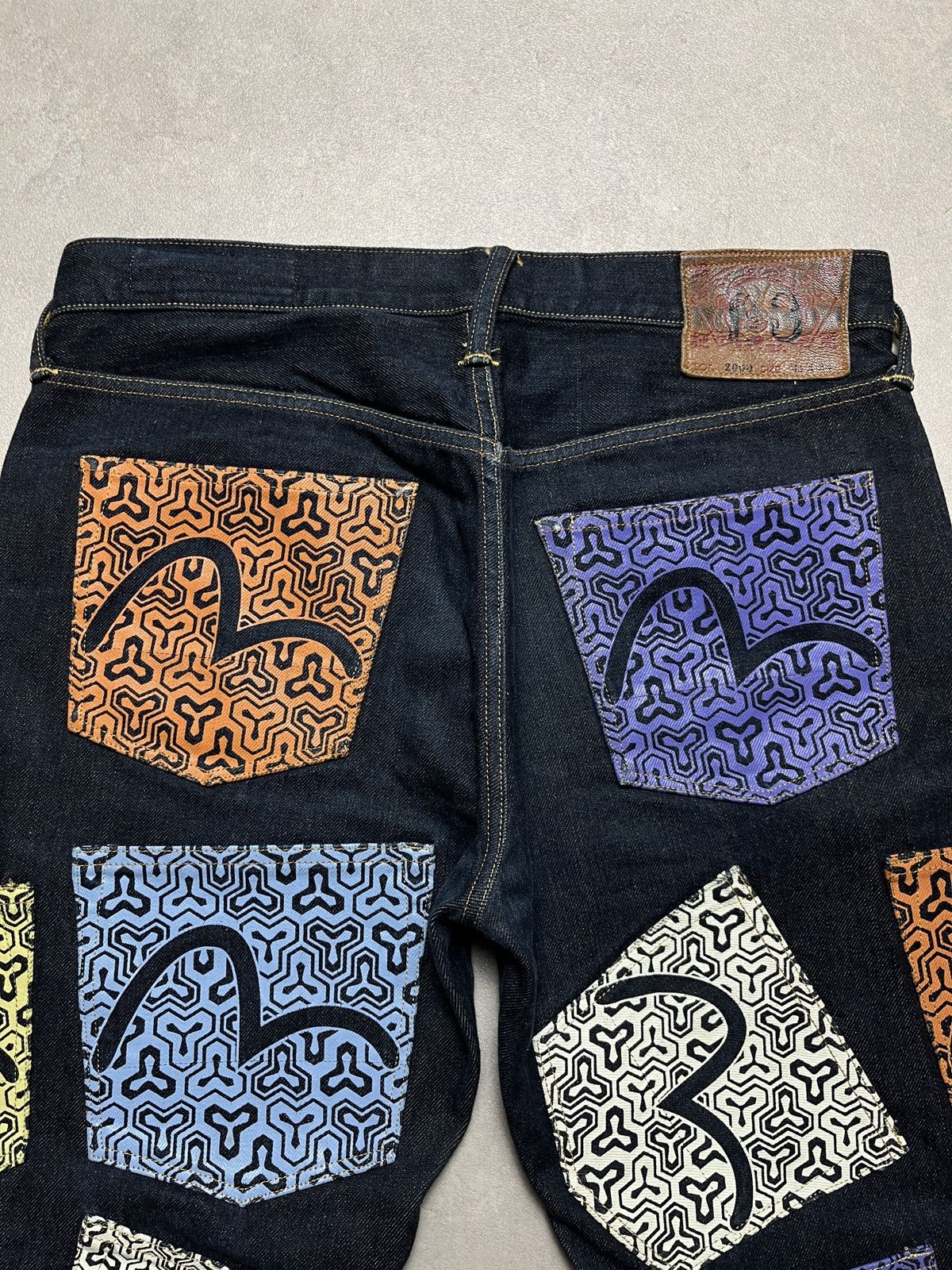 Evisu Evisu Multipocket Logo Selvedge Denim Jeans Size US 31 - 3 Thumbnail