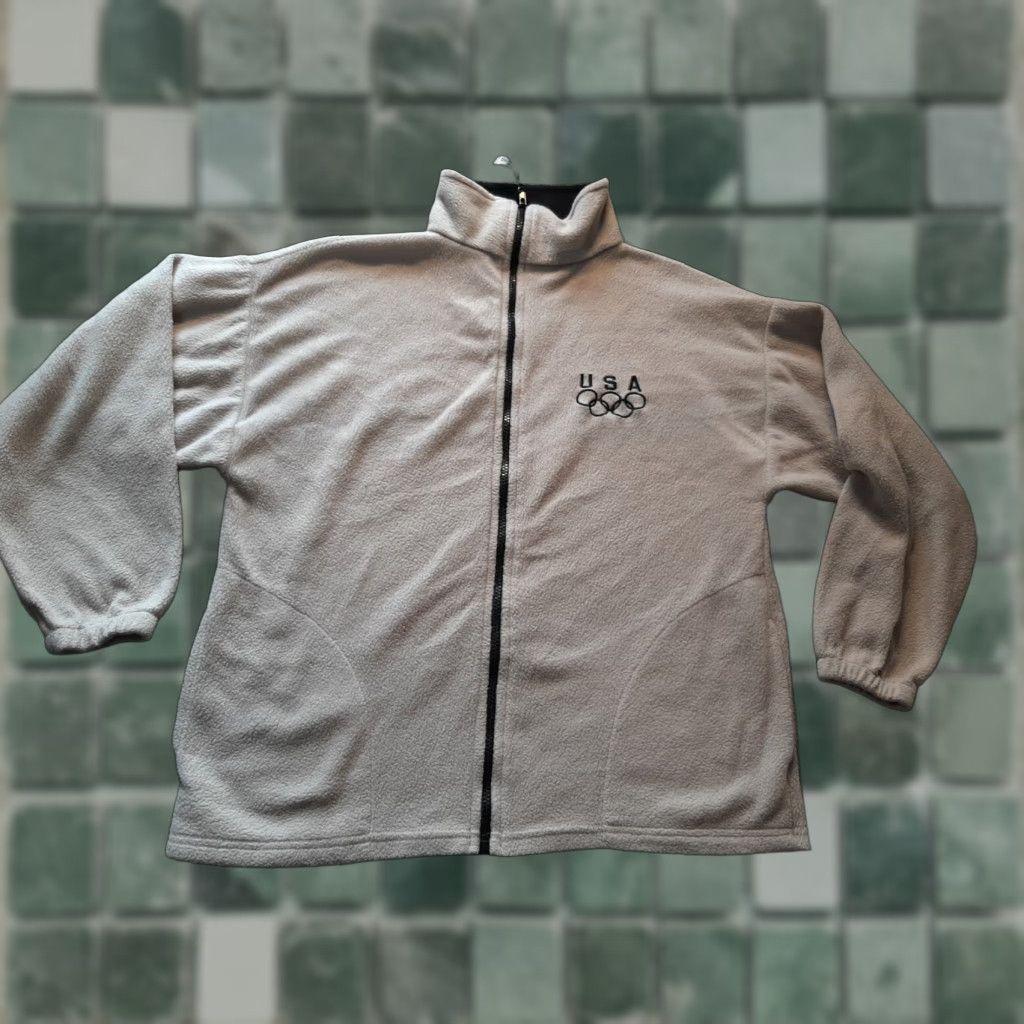 Vintage VINTAGE Olympic Games Sweatshirt Mens M Long Sleeve Full Zip MADE IN USA Size US M / EU 48-50 / 2 - 1 Thumbnail