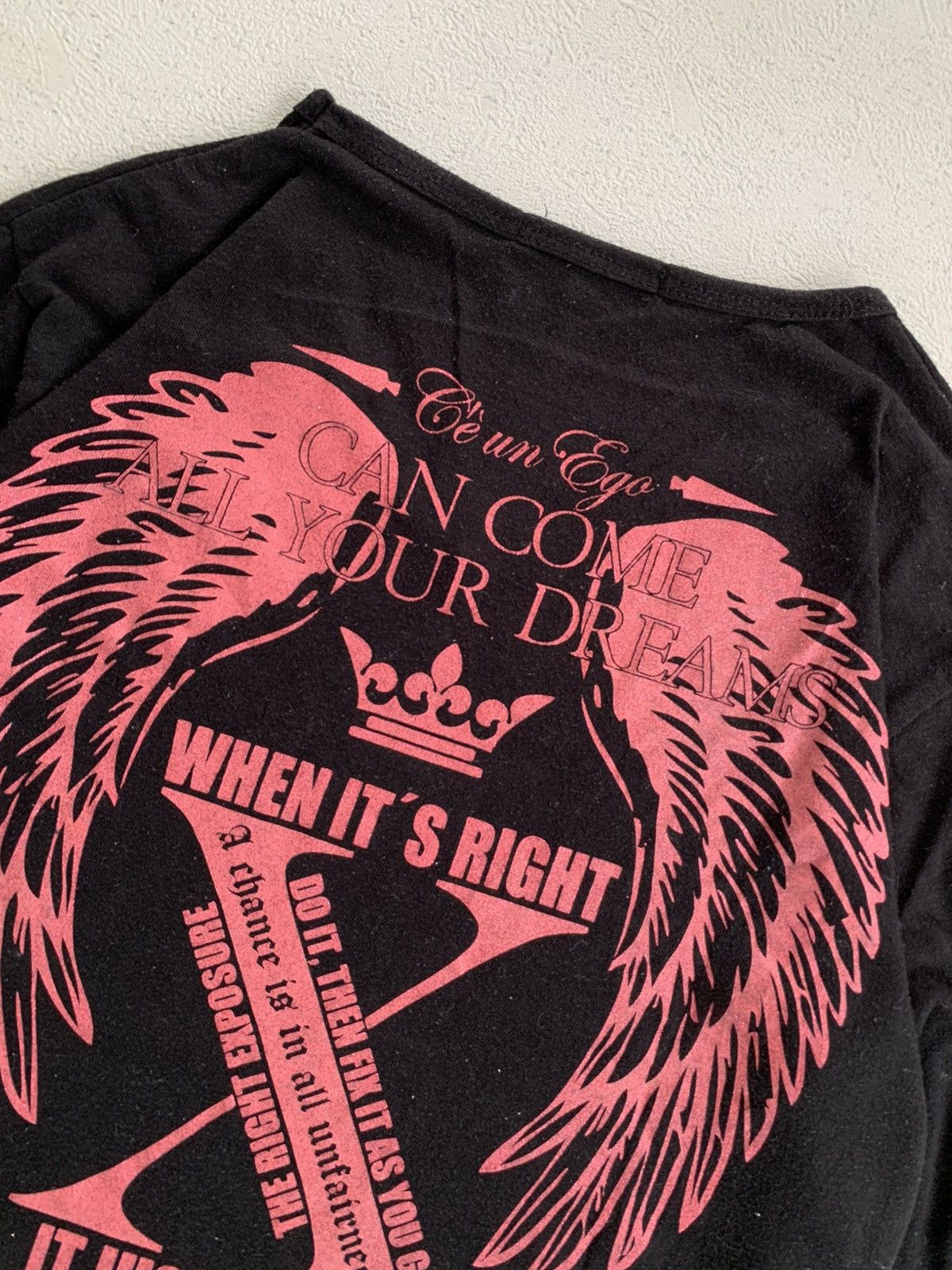 Le Grande Bleu (L.G.B.) CLASH AHEAS SICK JAPANESE TRIBAL POEM TEE IFSIX LGB STYLE Size US M / EU 48-50 / 2 - 4 Thumbnail