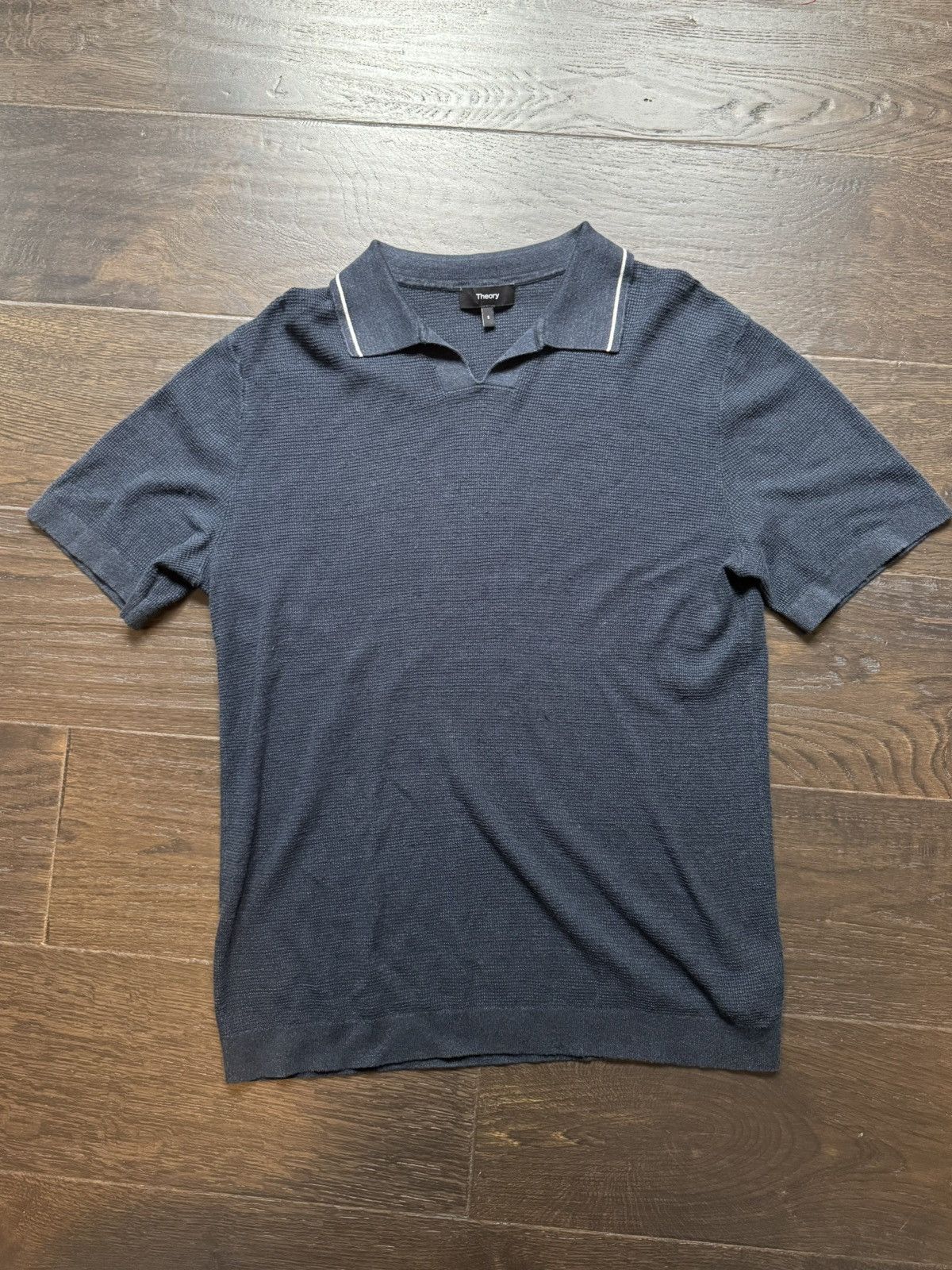 Theory Theory Brenan Linen Shirt in Navy Size US S / EU 44-46 / 1 - 1 Thumbnail