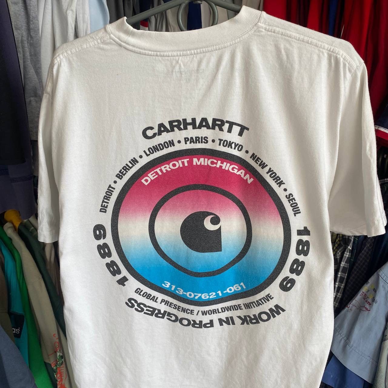 Carhartt × Vintage Vintage Carhartt Wip Big Graphic logo y2k opium tee Size US M / EU 48-50 / 2 - 2 Thumbnail