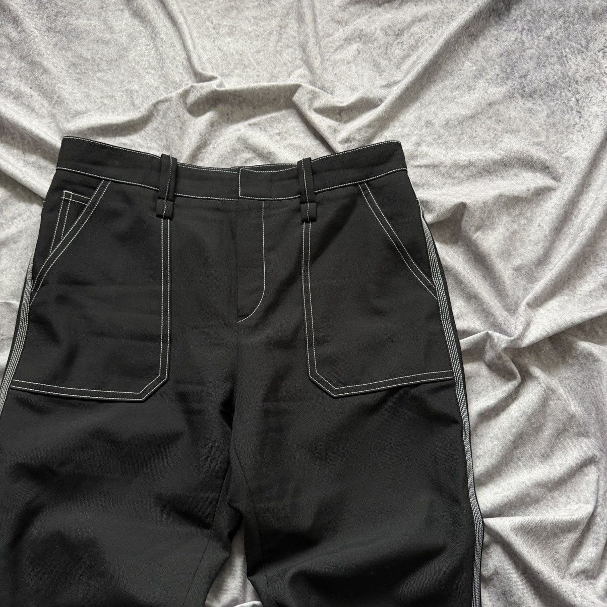 Chloe Chloe Cropped Capri Trousers Pants Slim Fit Black Stitch Size 32" / US 10 / IT 46 - 9 Thumbnail